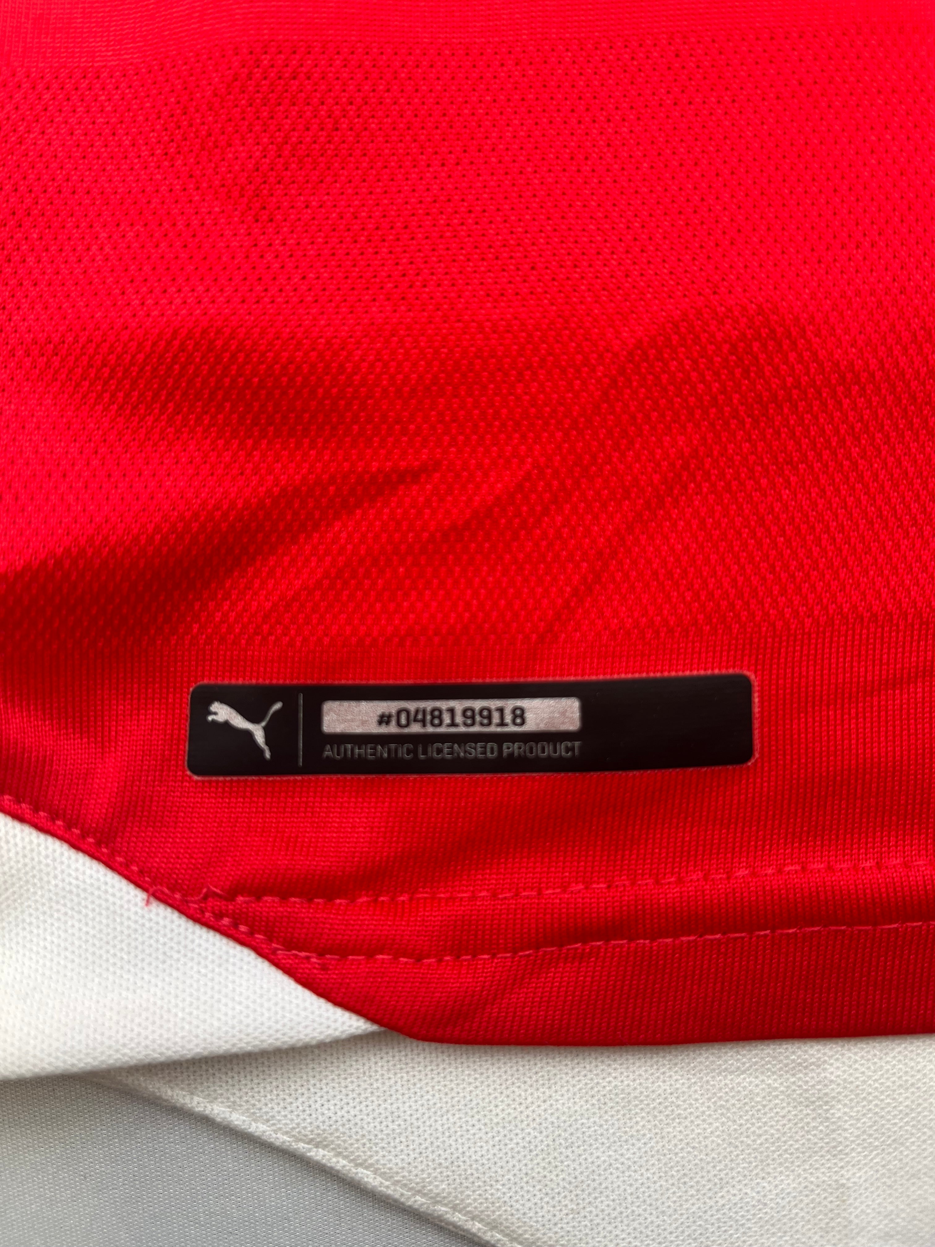 2015/16 Arsenal Home L/S Shirt Arteta #8 (S) 9/10