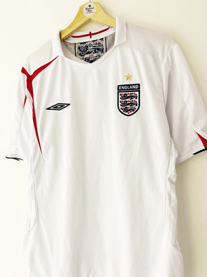 2005/07 England Home Shirt (XL) 9/10