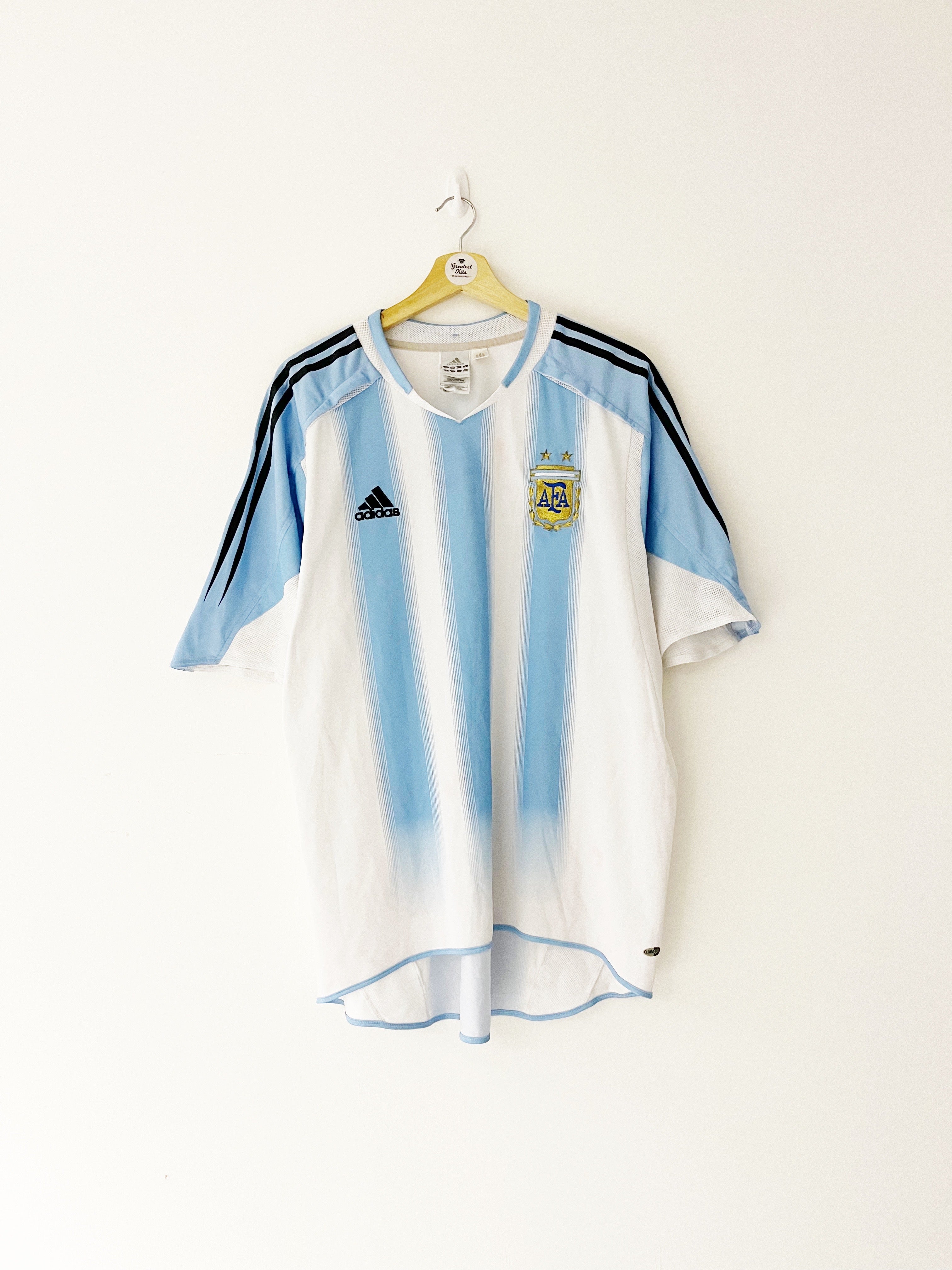 2004/05 Argentina Home Shirt (XL) 6.5/10
