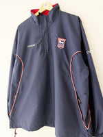 2001/03 Ipswich 1/4 Zip Training Jacket (L) 9/10