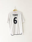 2007/09 England Home Shirt Terry #6 (XL) 7.5/10