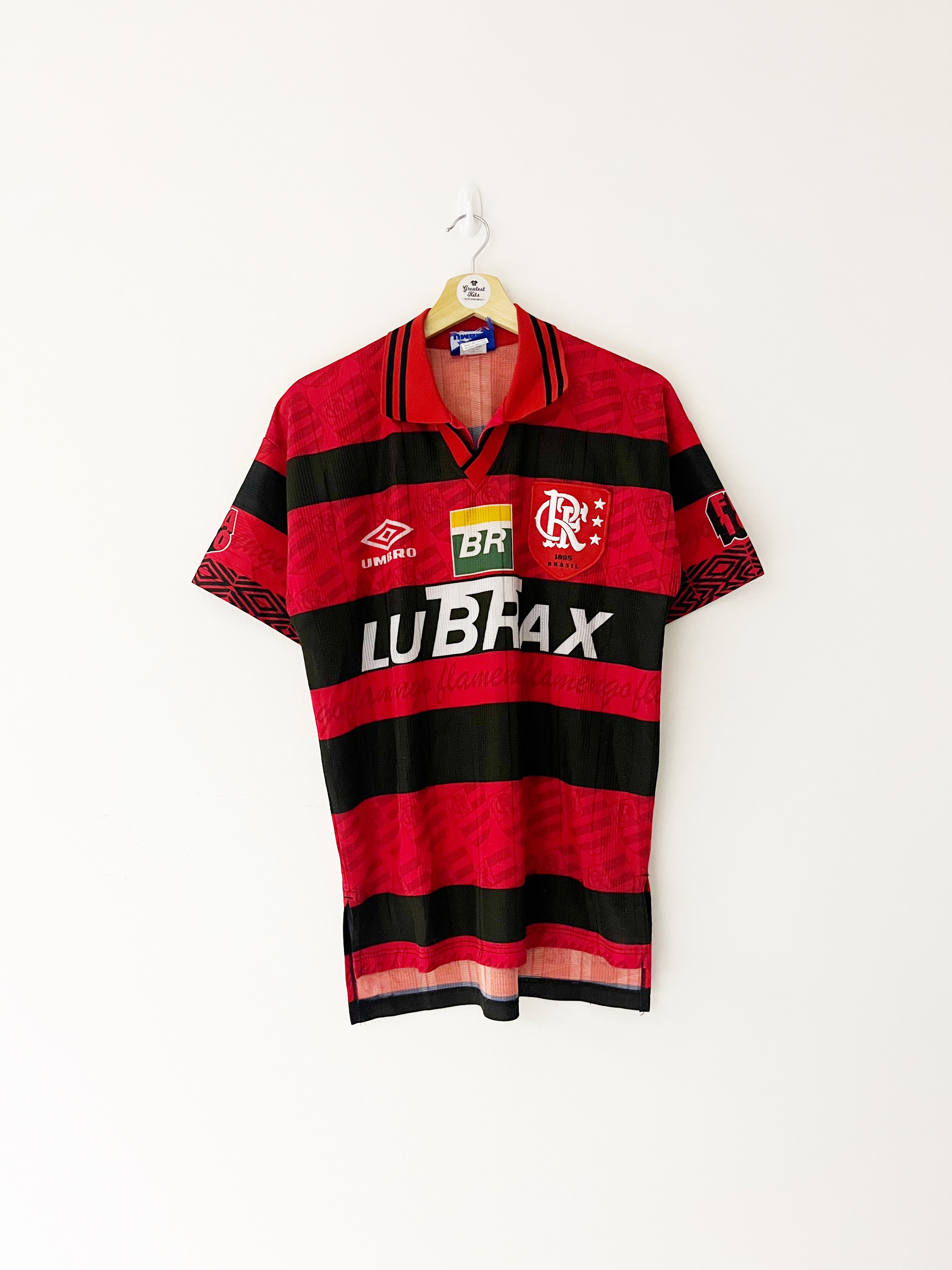 1995/96 Flamengo Home Shirt (M) 8/10