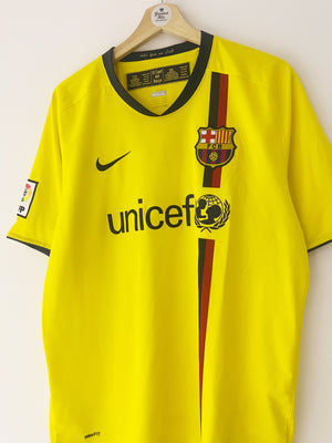 2008/10 Barcelona Away Shirt (L) 9/10