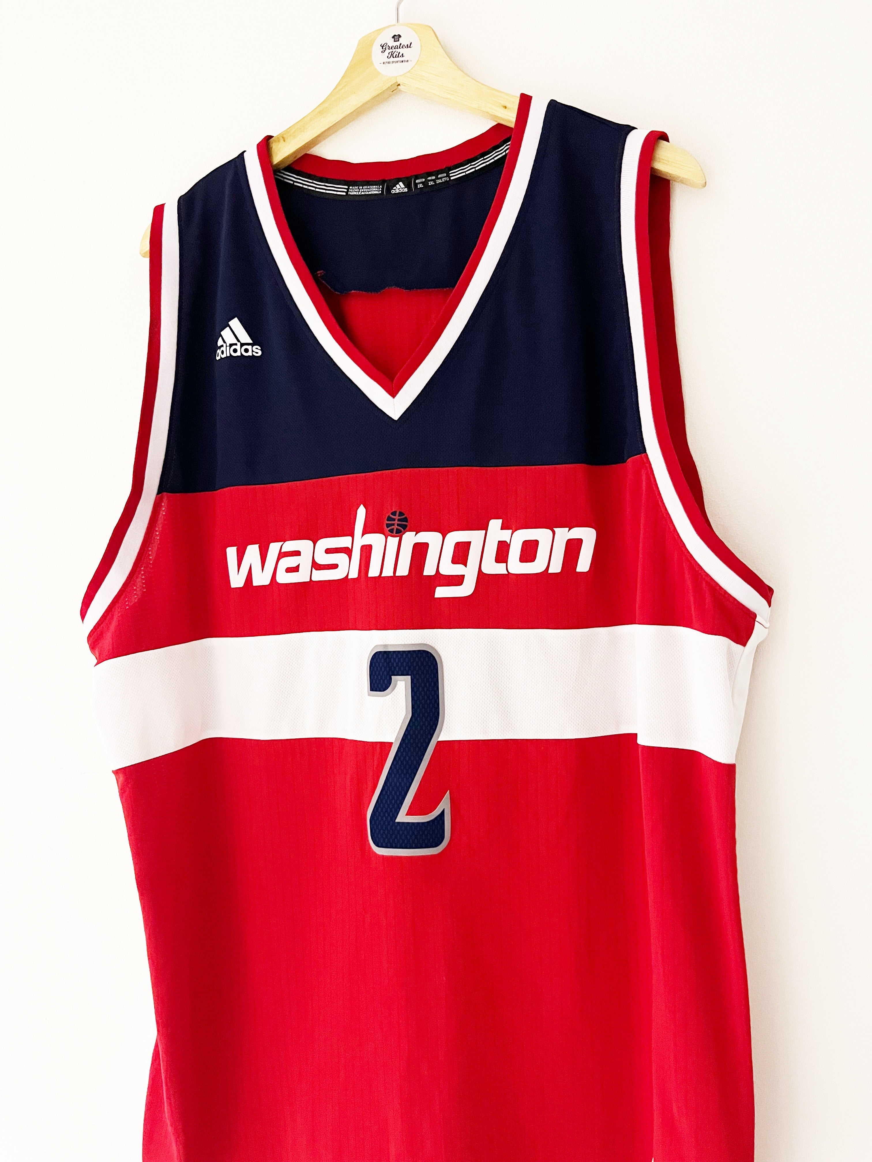2014/17 Washington Wizards Adidas Away Jersey Wall #2 (XXL) 9/10