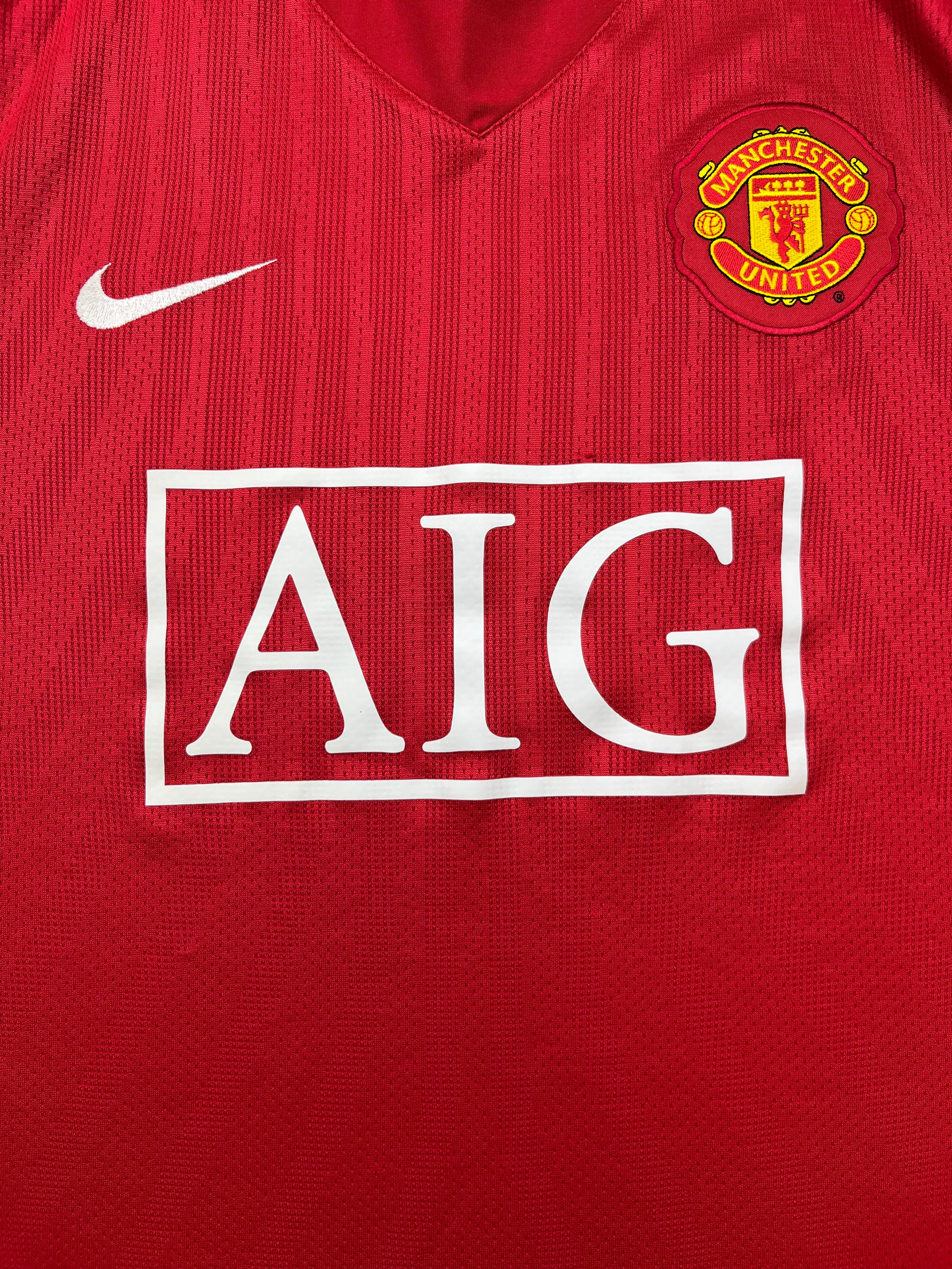 2007/09 Manchester United Home Shirt (M) 7.5/10