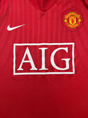 2007/09 Manchester United Home Shirt (M) 7.5/10