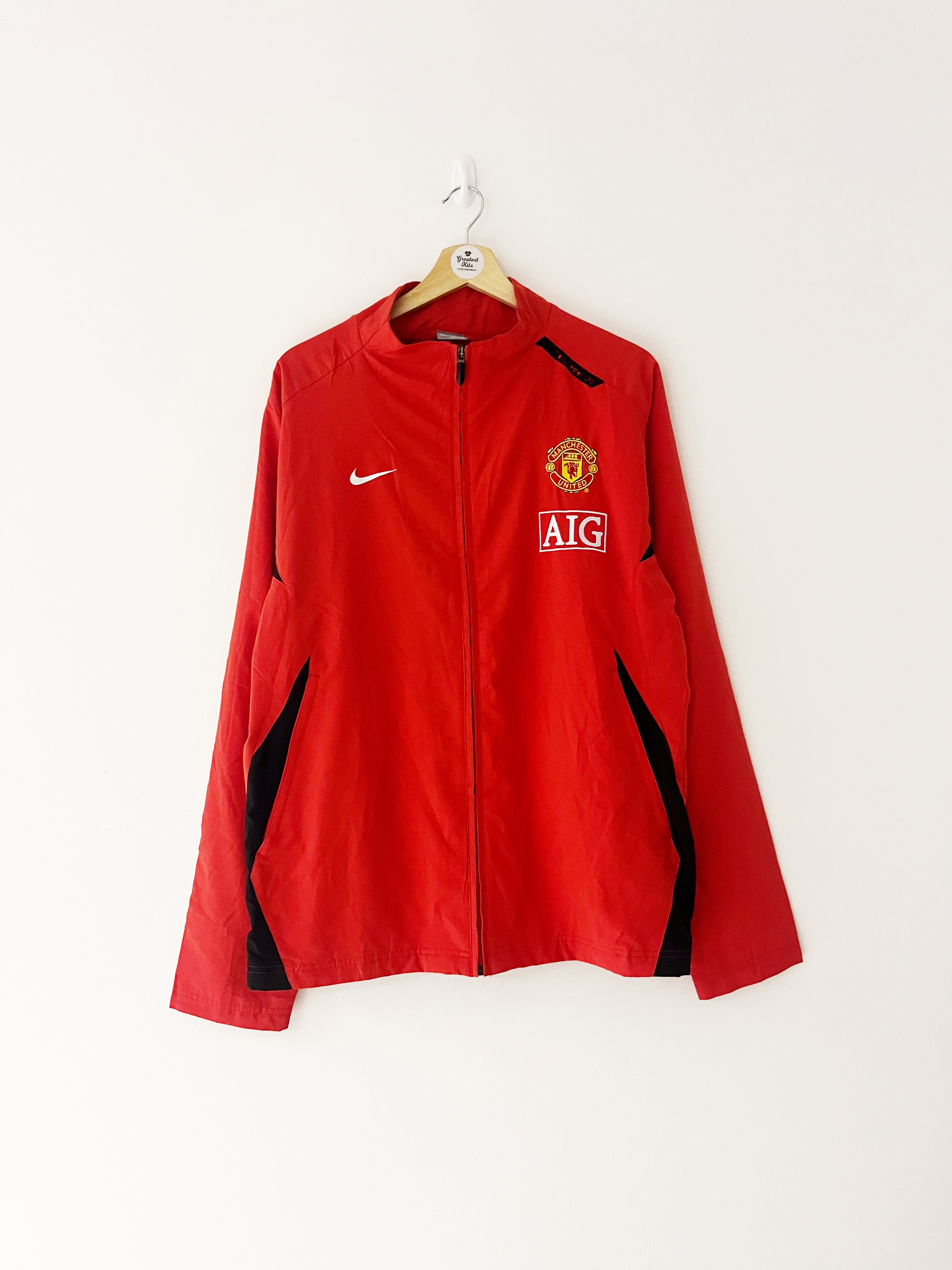 2007/09 Manchester United Training Jacket (L) 9/10