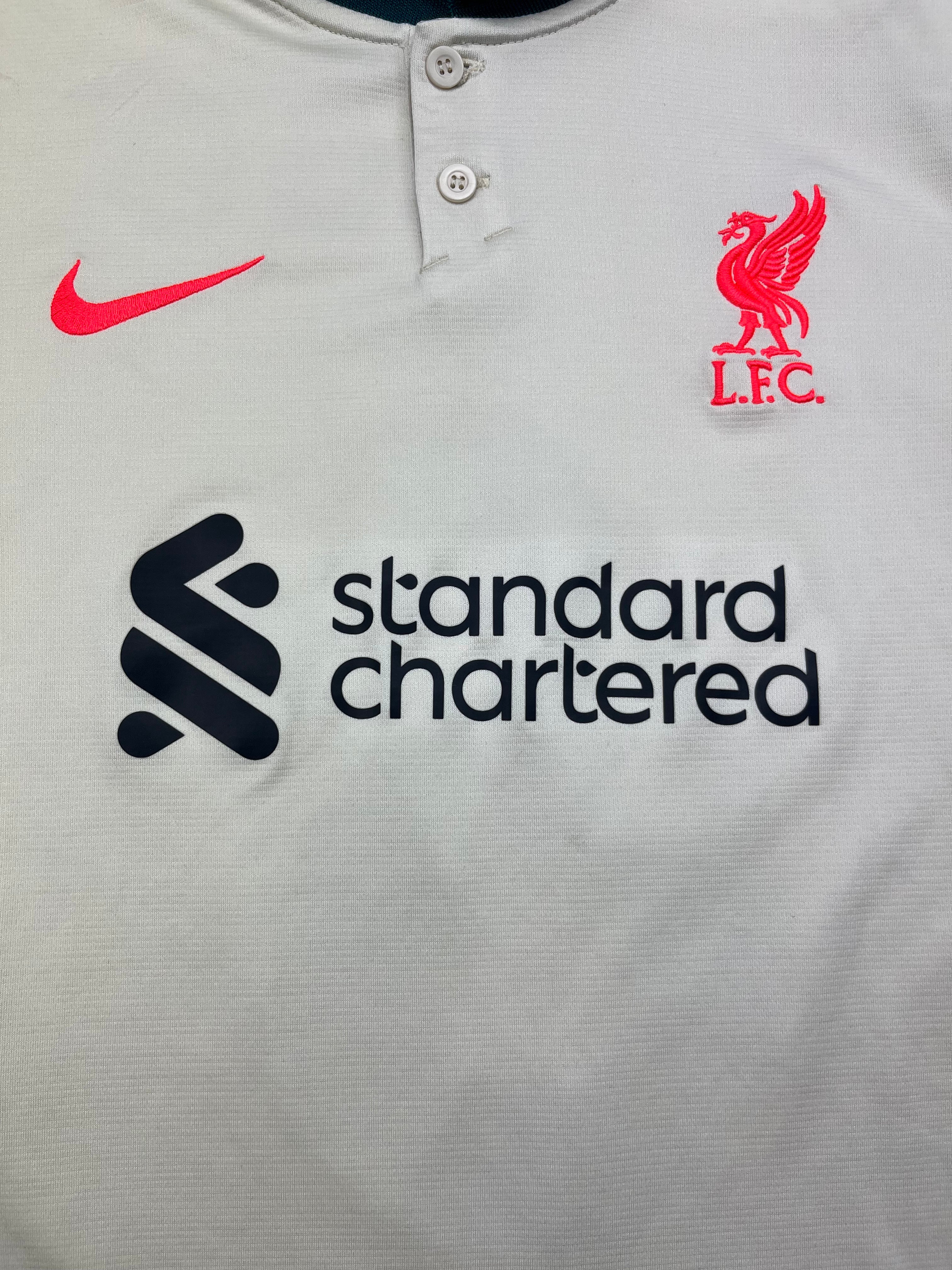 2021/22 Liverpool Away Shirt Thiago #6 (XL.Boys) 9/10
