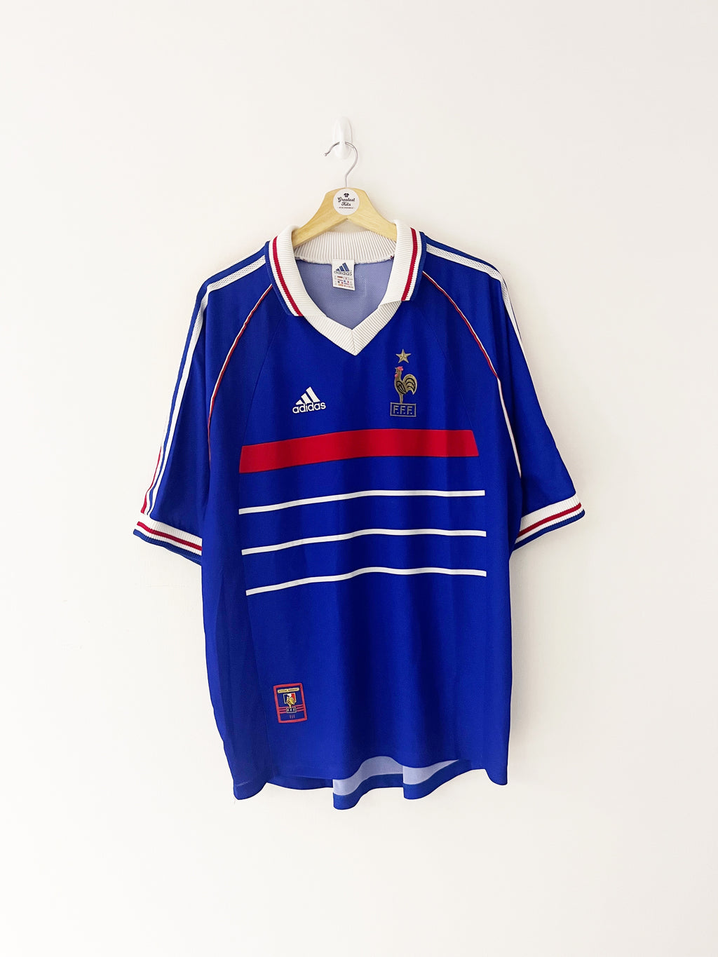 1998/00 France Home Shirt (XL) 6.5/10