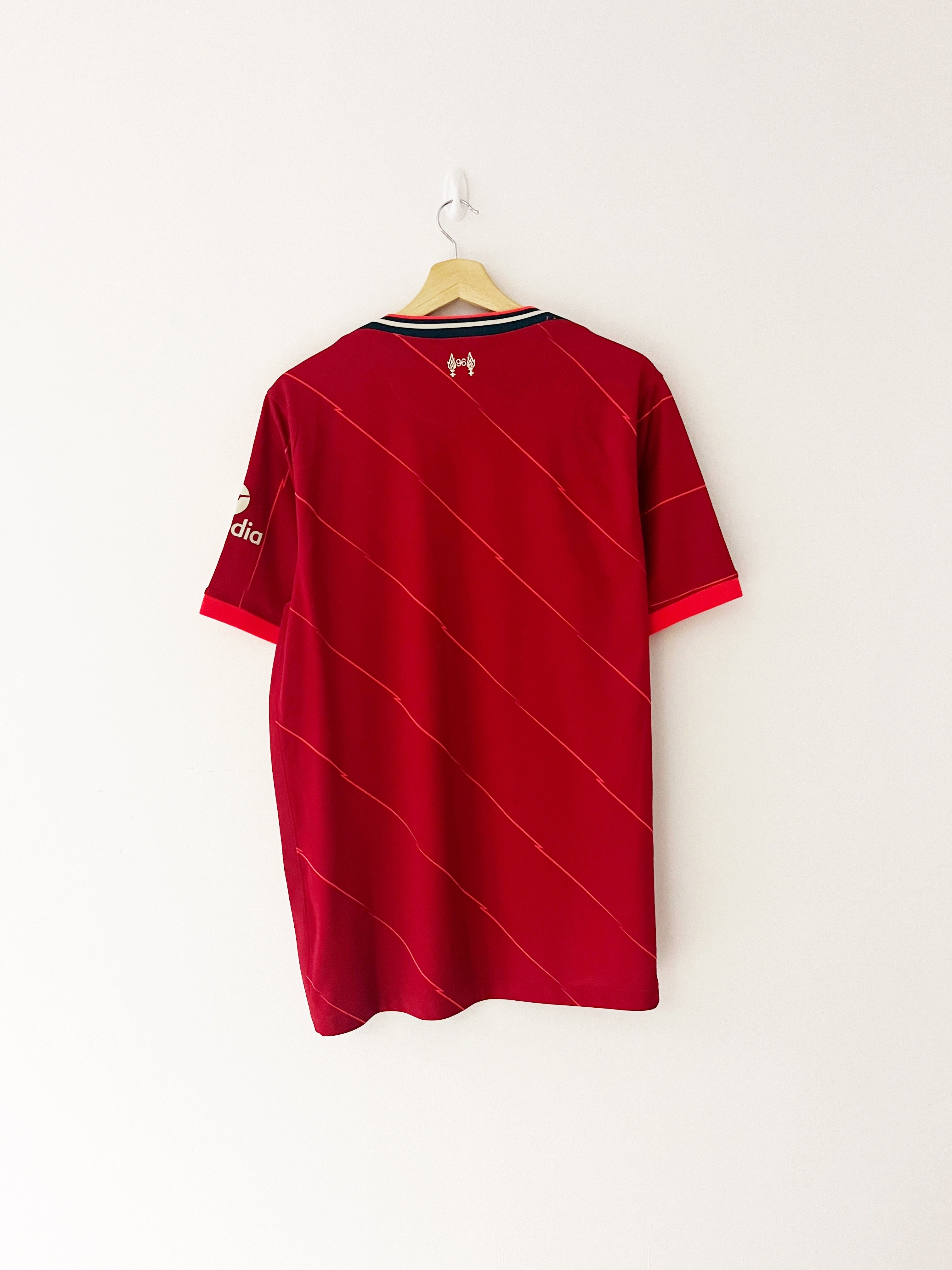 2021/22 Liverpool Home Shirt (L) 9/10