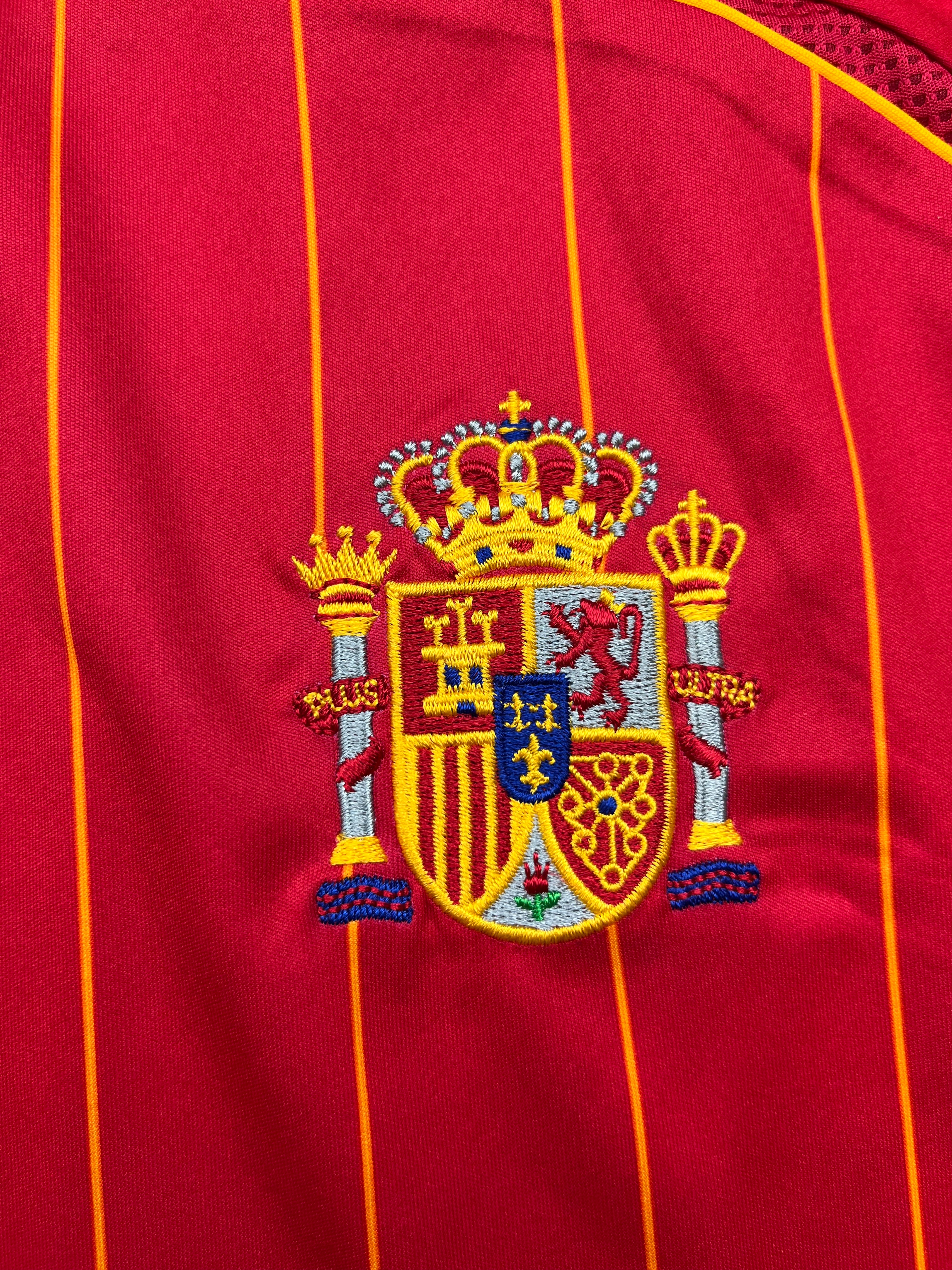 2006/08 Spain Home Shirt (XL) 9/10