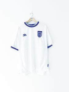1999/01 England Home Shirt (XXL) 9/10