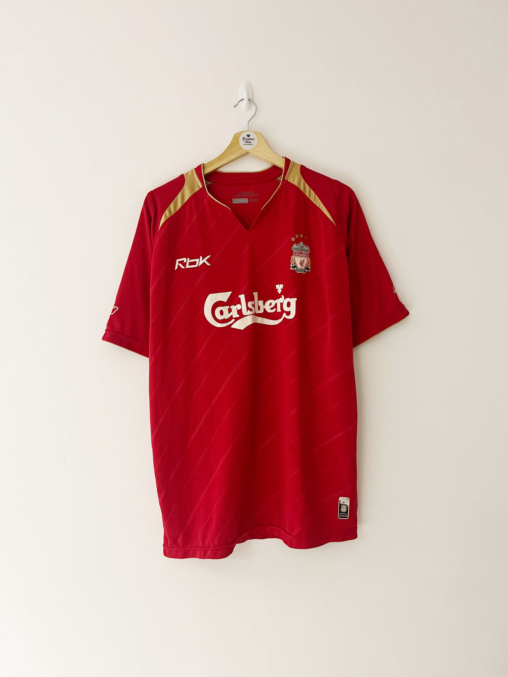 2005/06 Liverpool European Home Shirt (L) 7.5/10