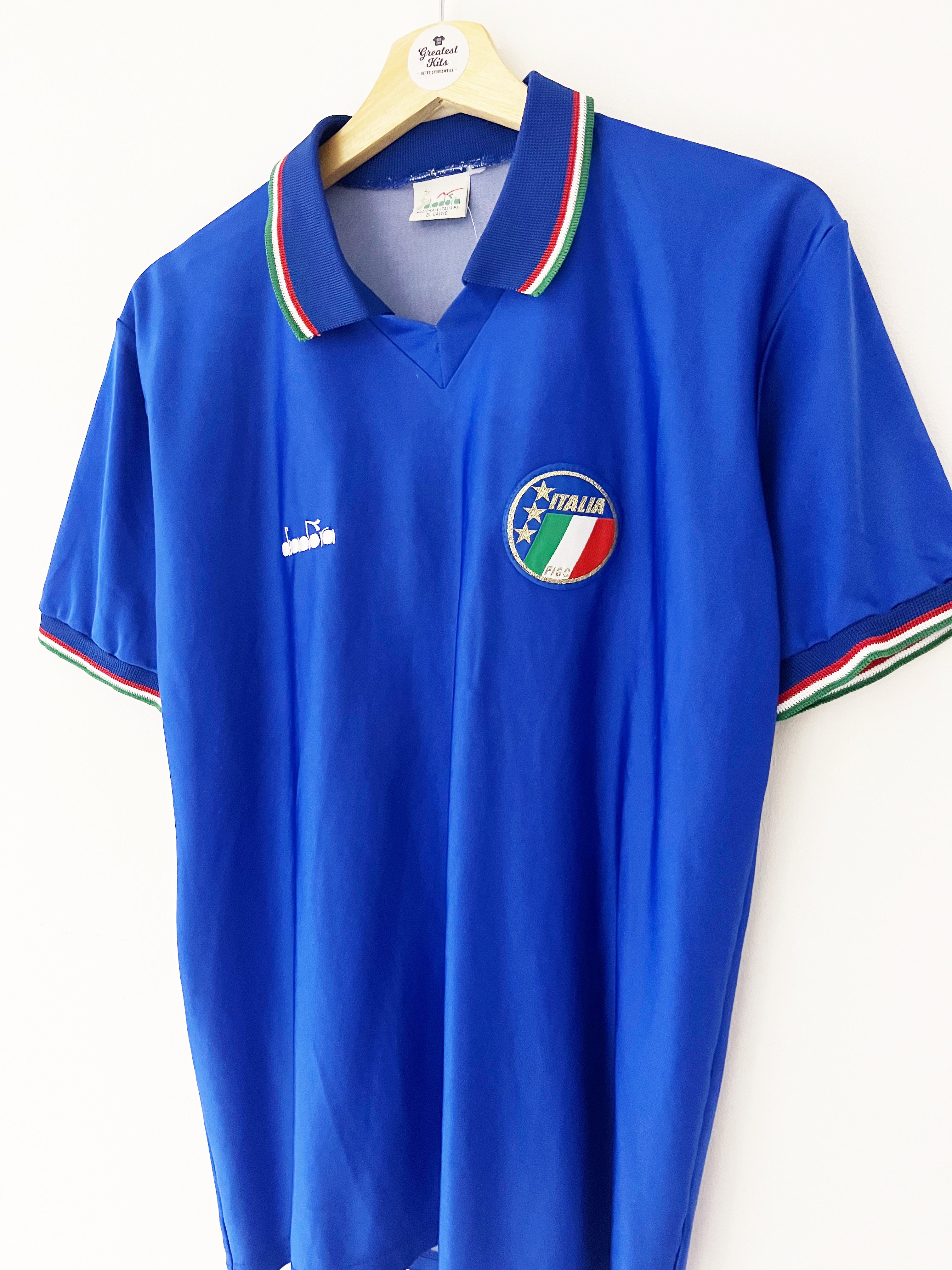 1986/90 Italy Home Shirt (M) 9/10