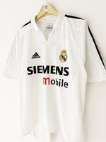 2004/05 Real Madrid Home Shirt (M) 9/10