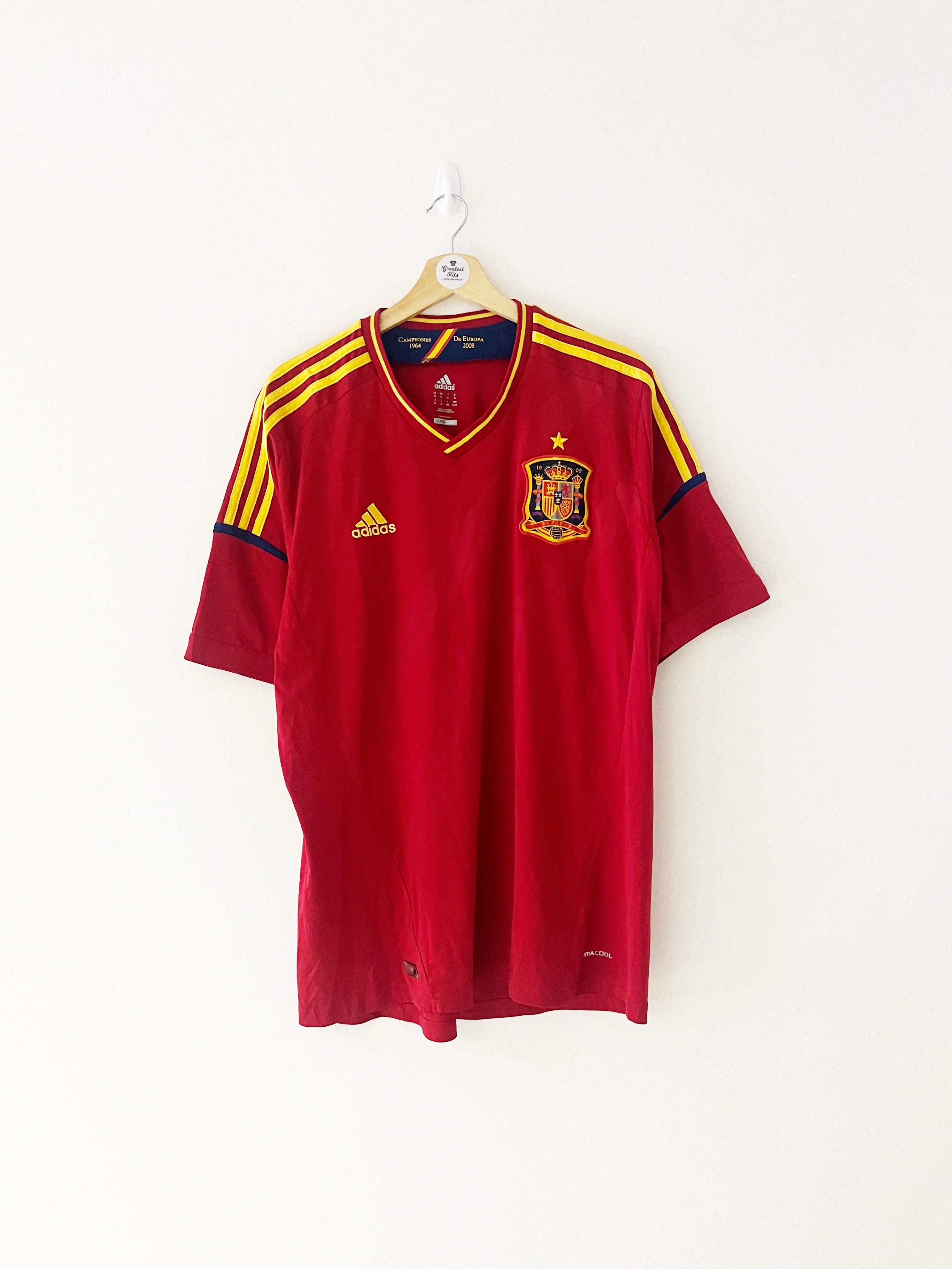 2011/12 Spain Home Shirt (XL) 9/10