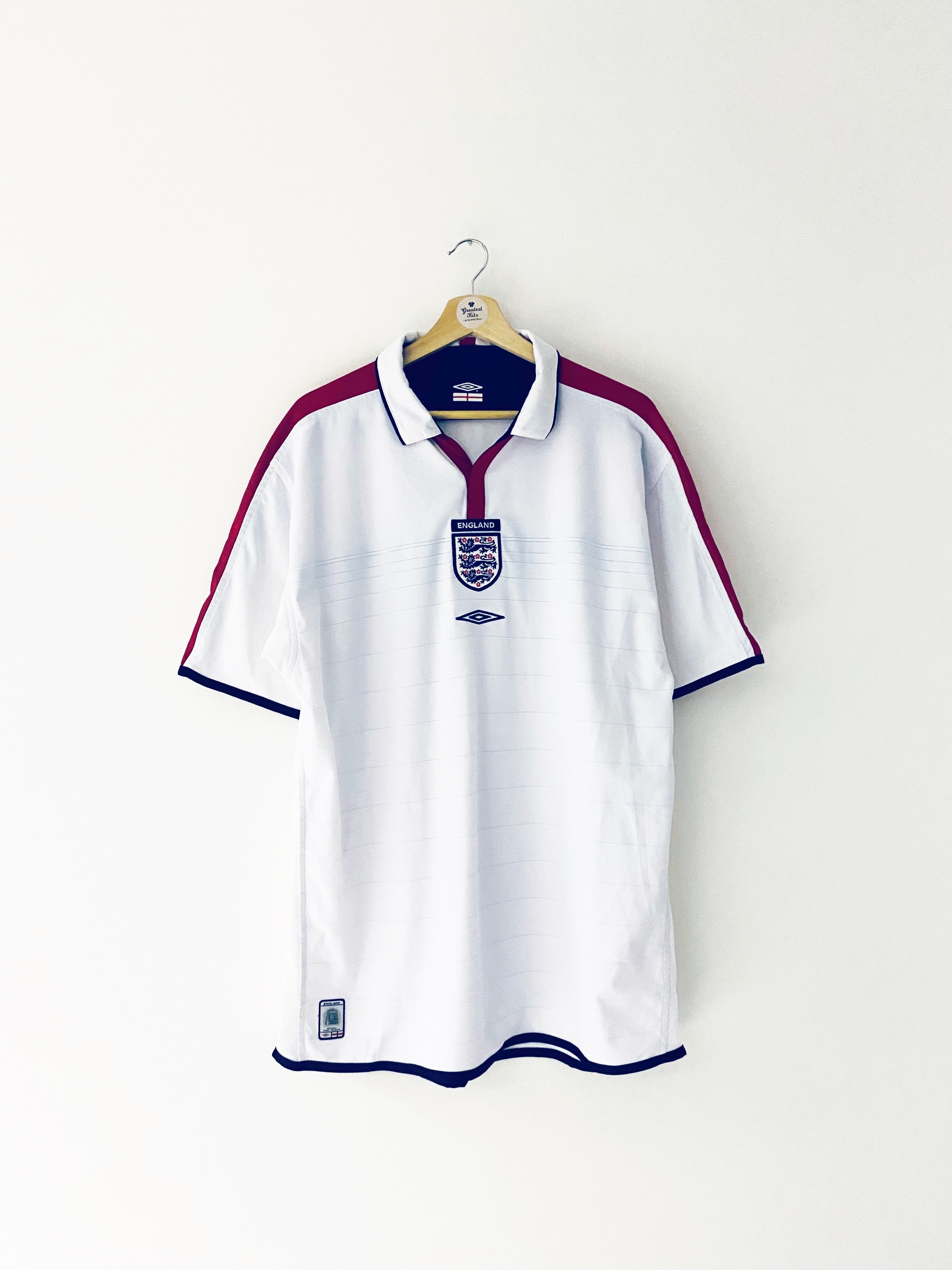 2003/05 England Home Shirt (XL) 9/10