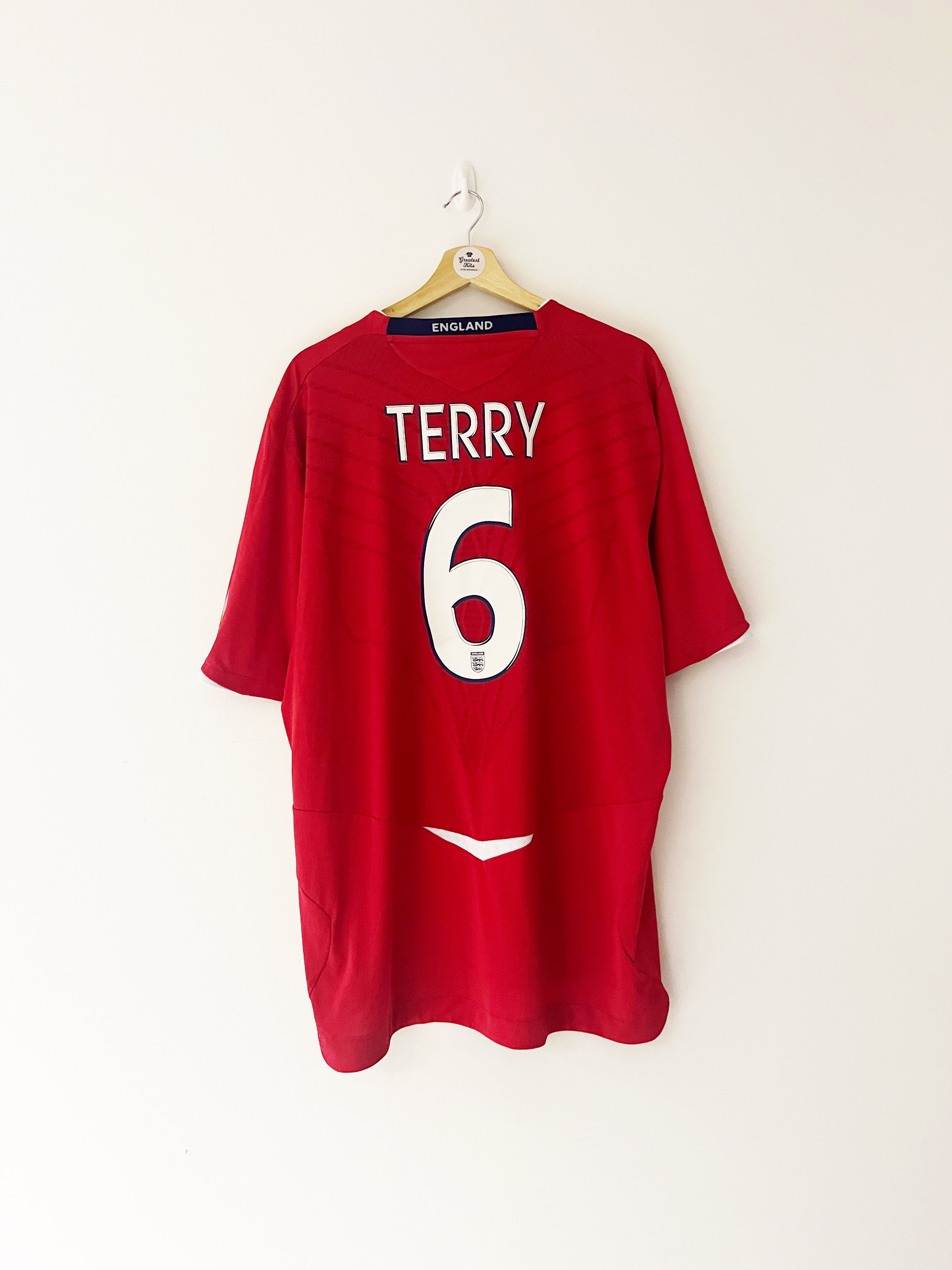 2008/10 England Away Shirt Terry #6 (XXL) 9/10