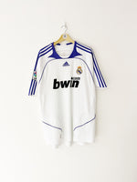 2007/08 Real Madrid Home Shirt (XL) 9/10