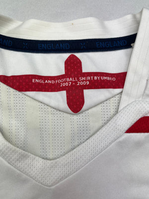 2007/09 England Home Shirt Gerrard #4 (S) 9/10