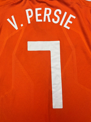 2008/10 Holland Home *Player Spec* L/S Shirt V.Persie #7 (XL) 9/10