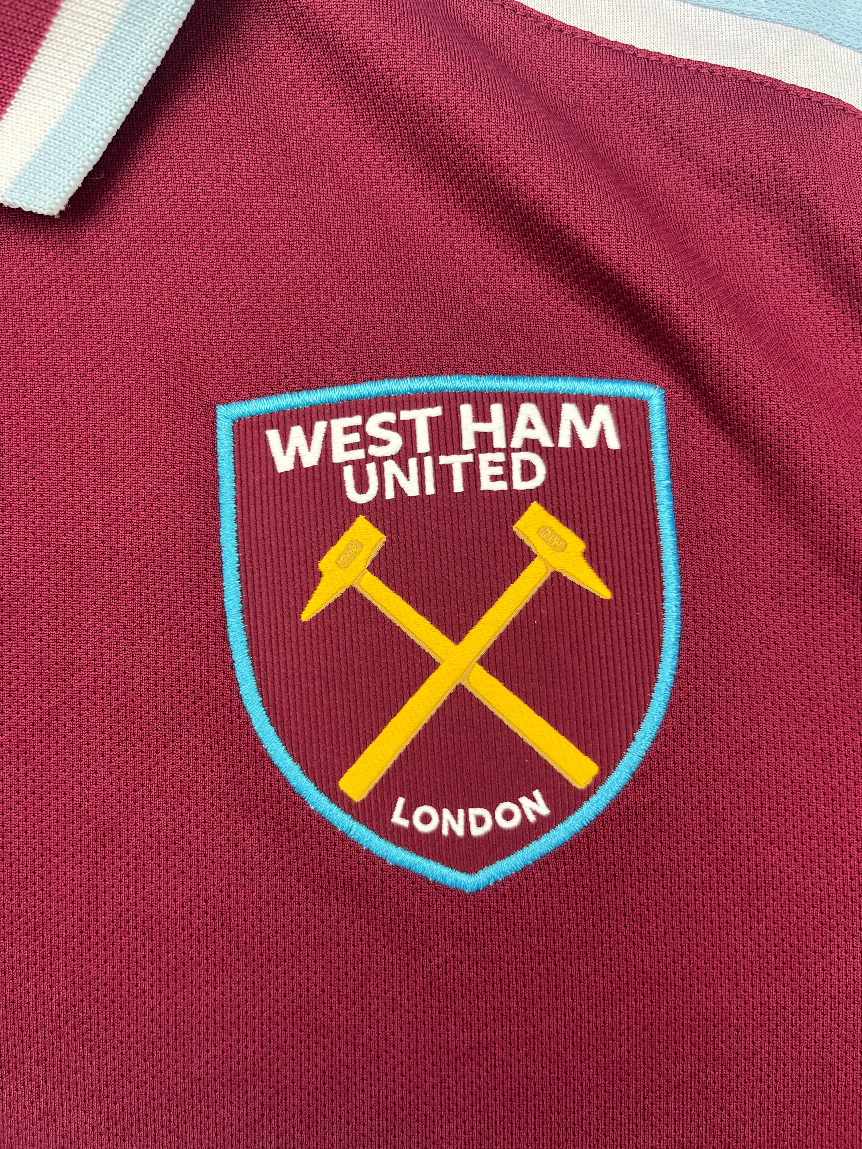 2021/22 West Ham Home Shirt (XXL) 9/10