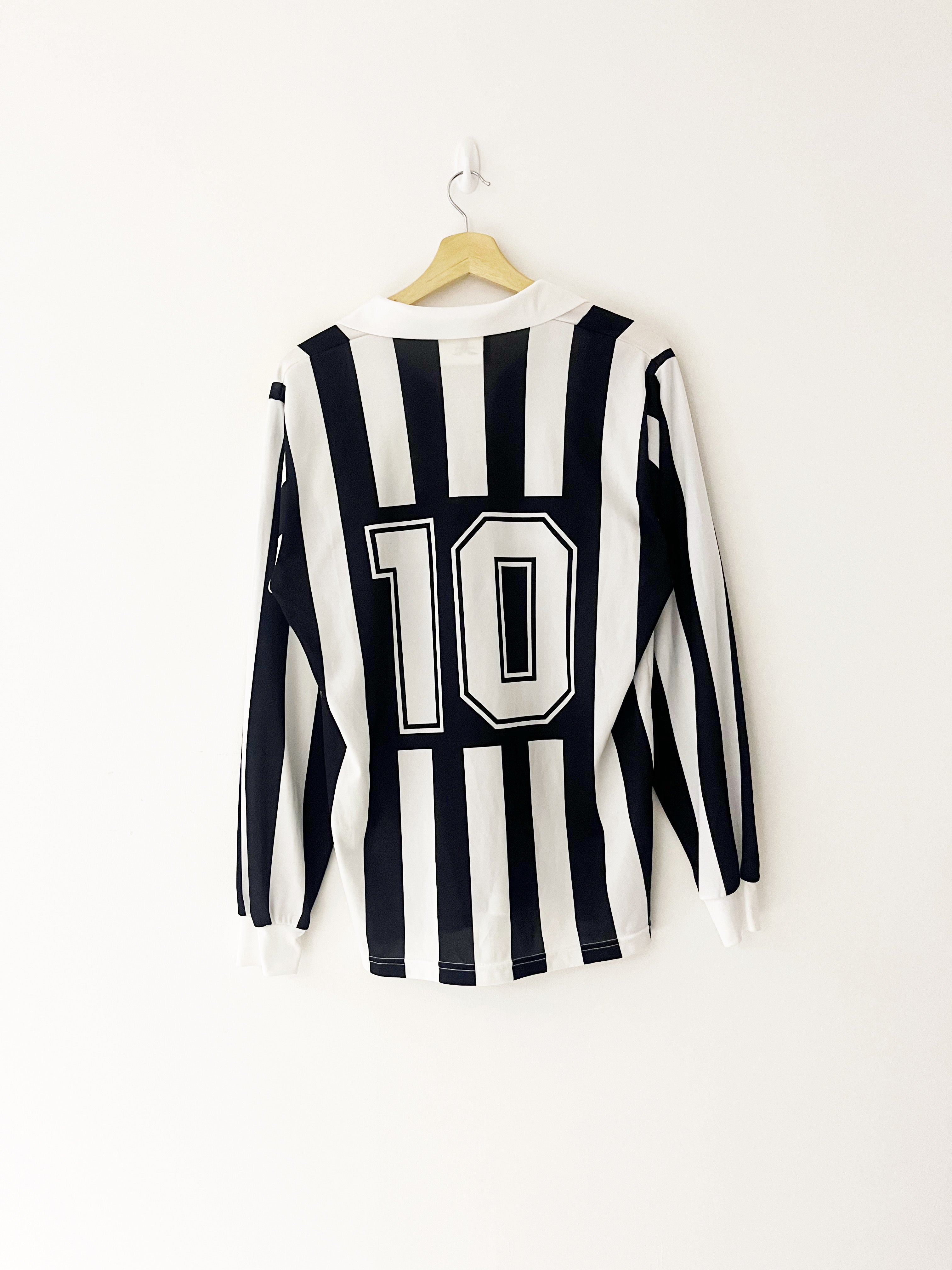 1992/94 Juventus Home L/S Shirt (Baggio) #10 (M) 9/10