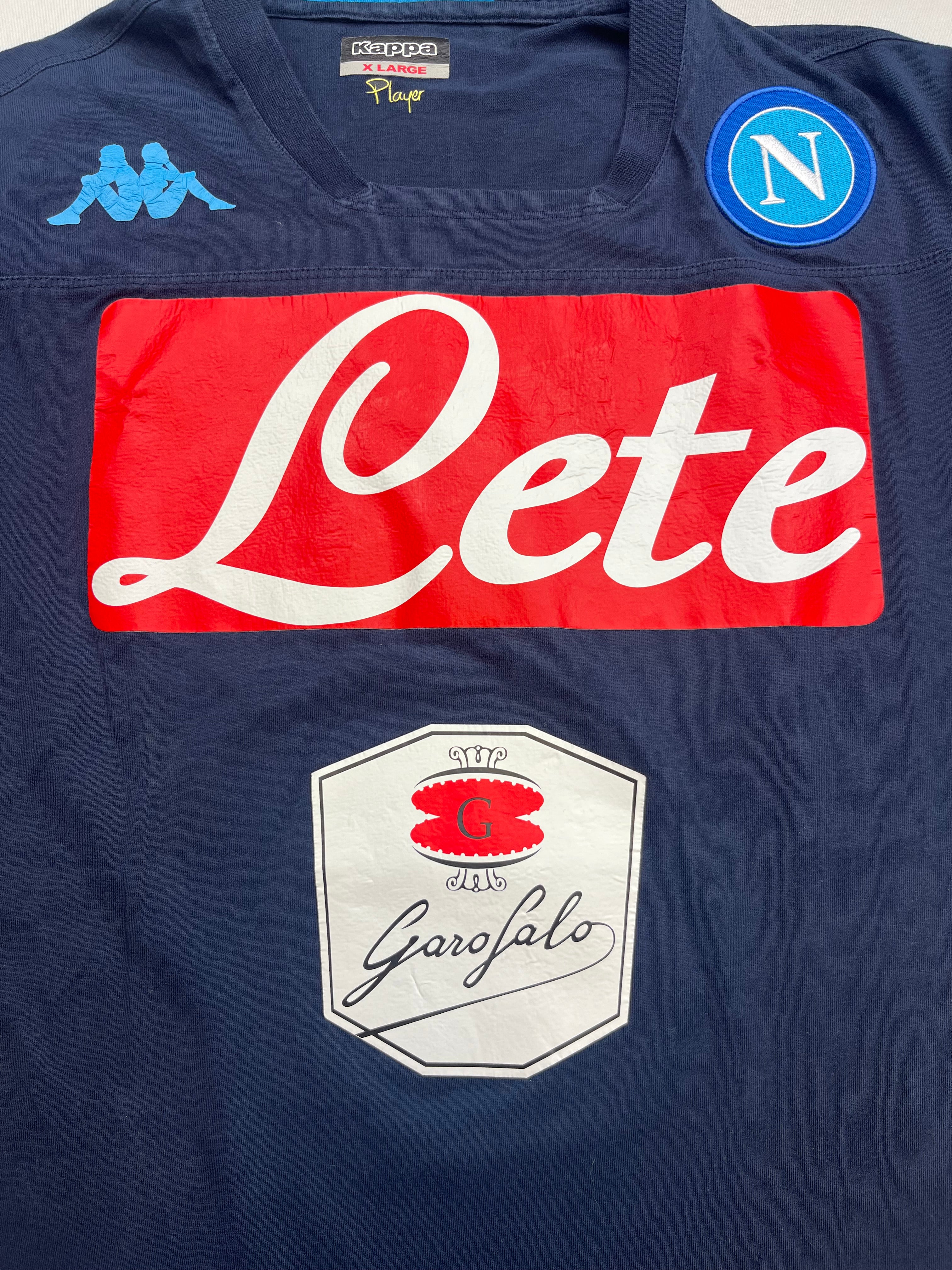 2017/18 Napoli *Player Worn* Training Shirt #23 (XL) 7/10