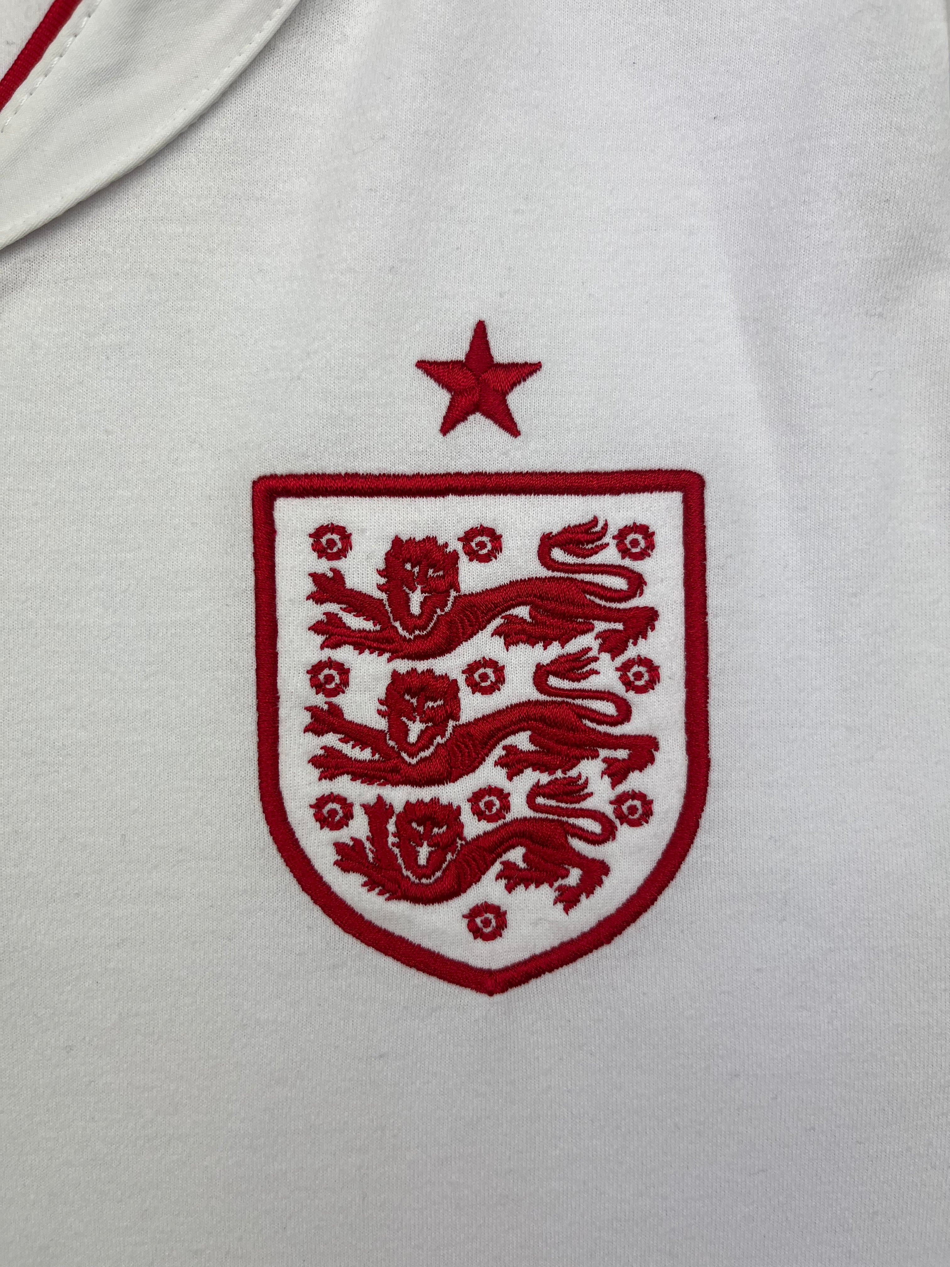 2012/13 England Home L/S Shirt (L) 9/10