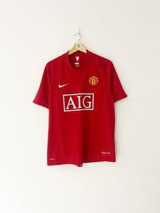 2007/09 Manchester United Home Shirt (M) 7.5/10