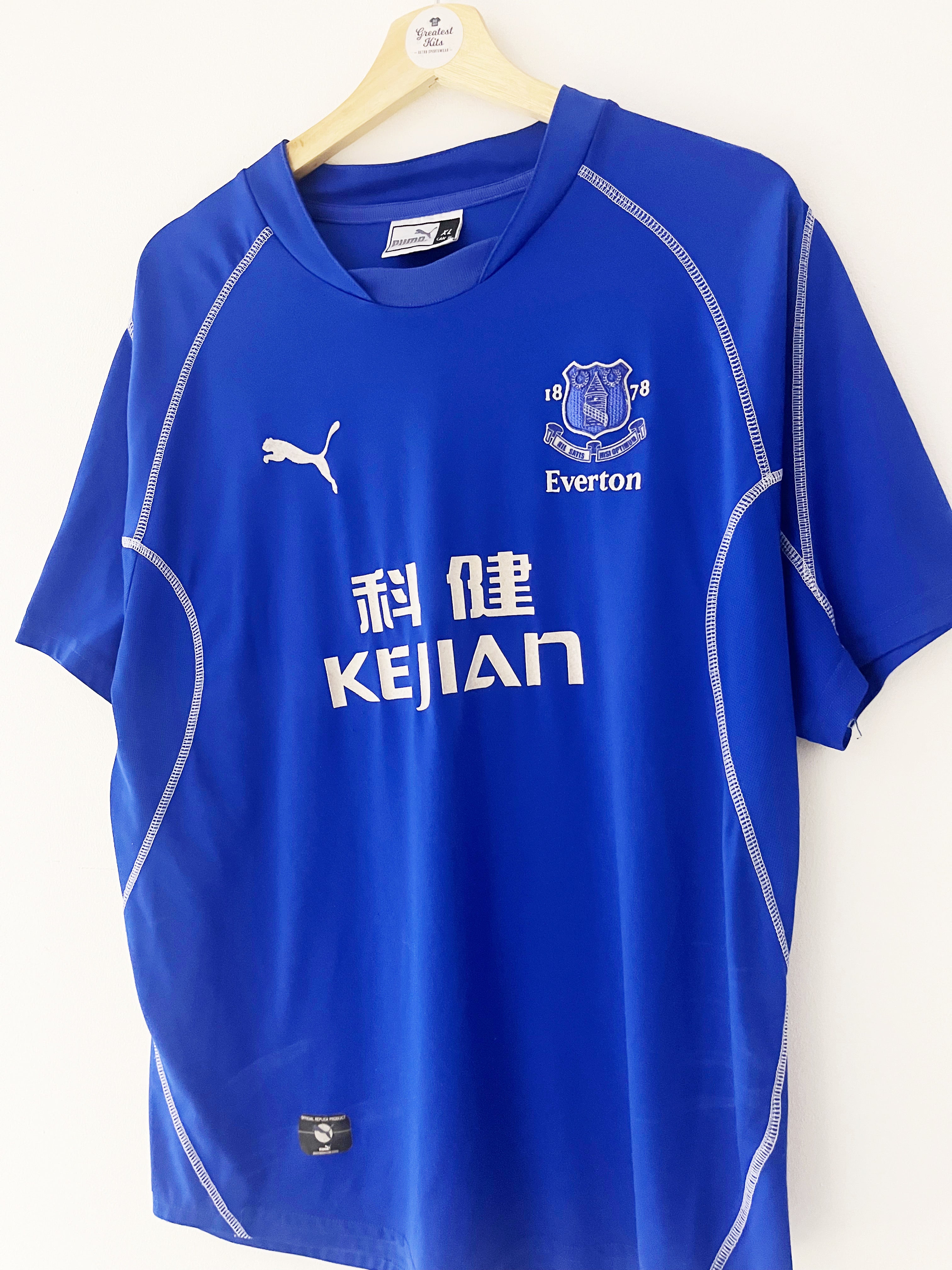 2002/03 Everton Home Shirt (XL) 8/10