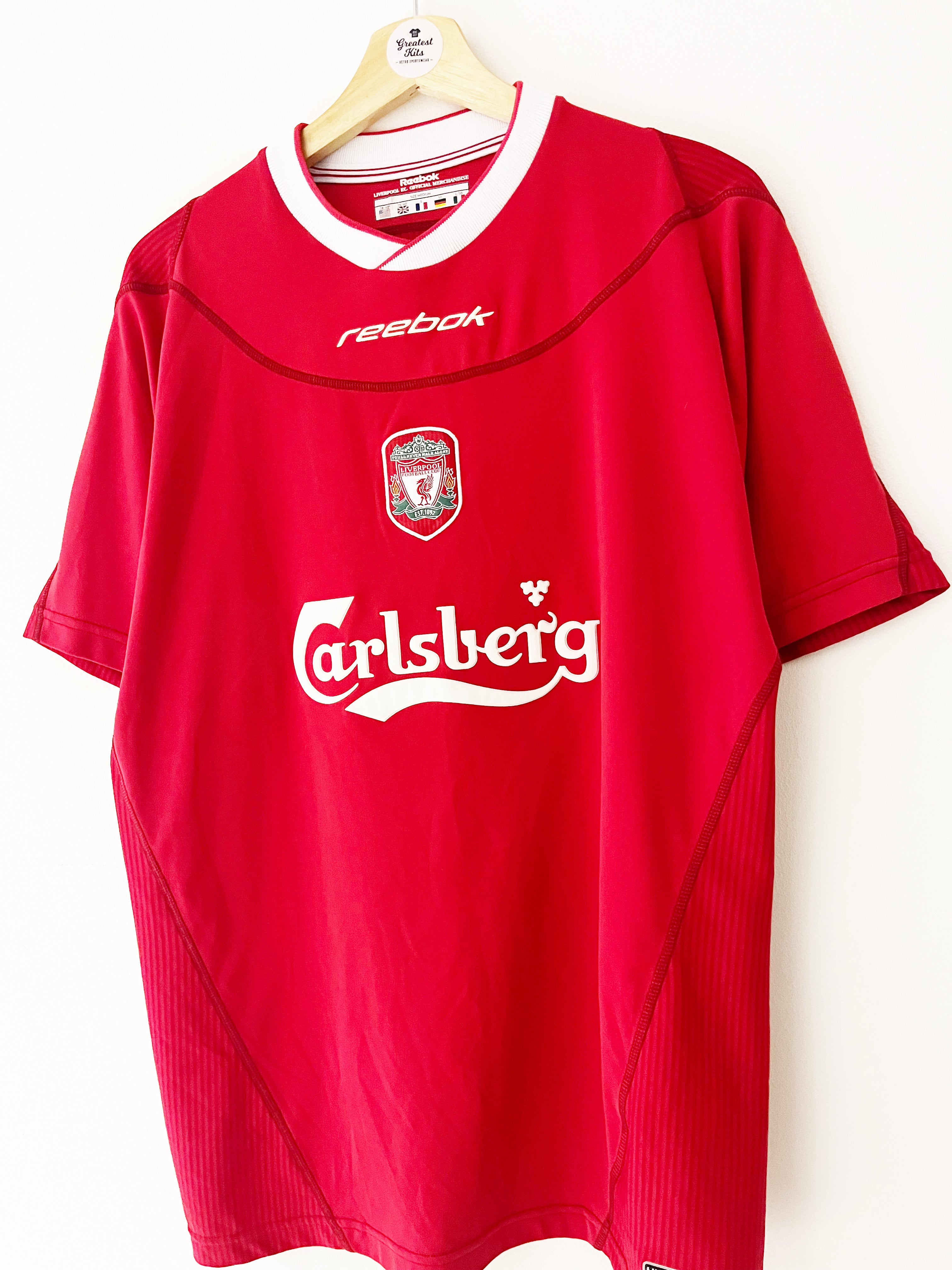 2002/04 Liverpool Home Shirt (M) 8/10