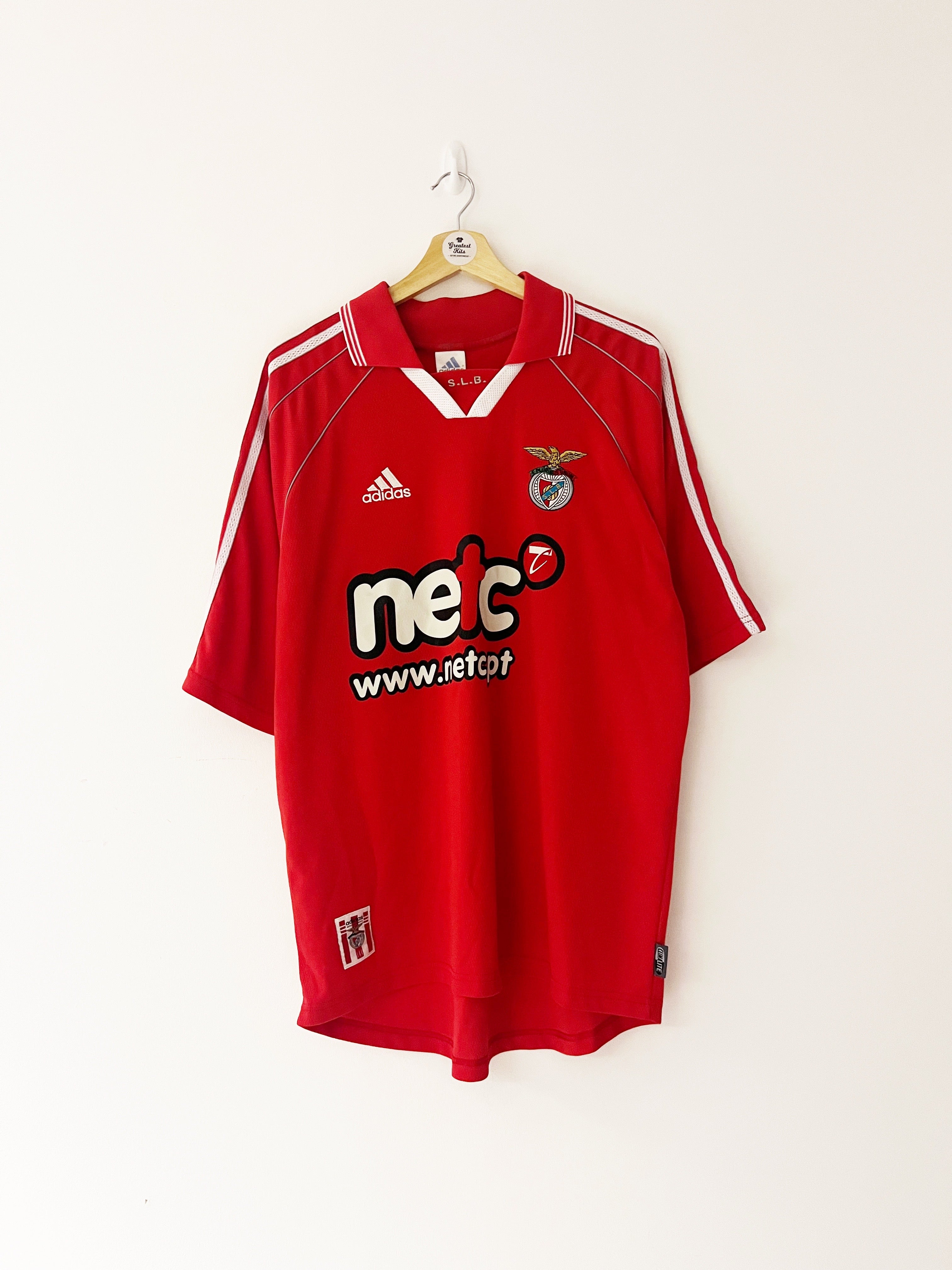 2000/01 Benfica Home Shirt (L) 9/10