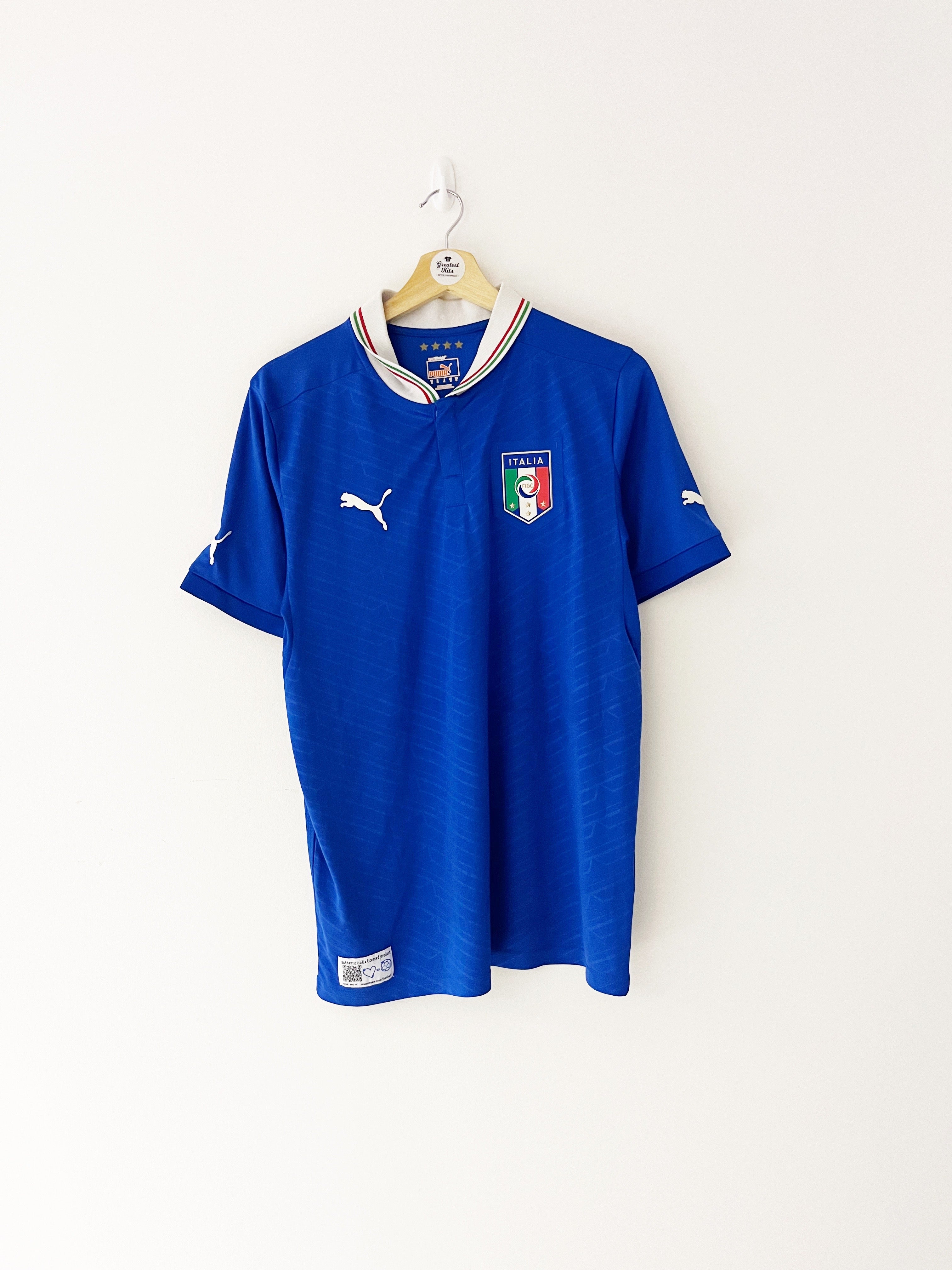 2012/13 Italy Home Shirt (M) 9/10