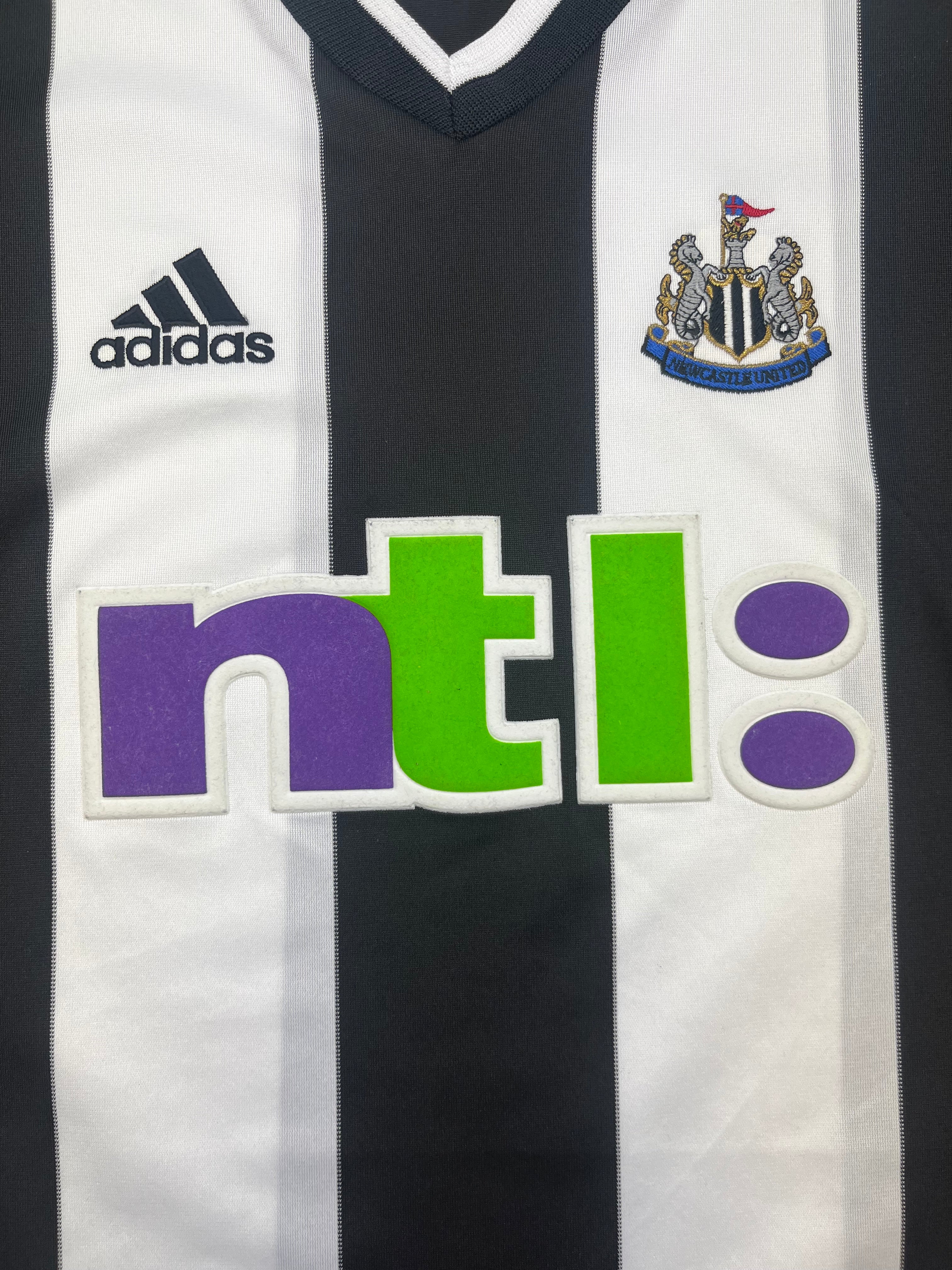 2001/03 Newcastle Home Shirt (L) 9.5/10