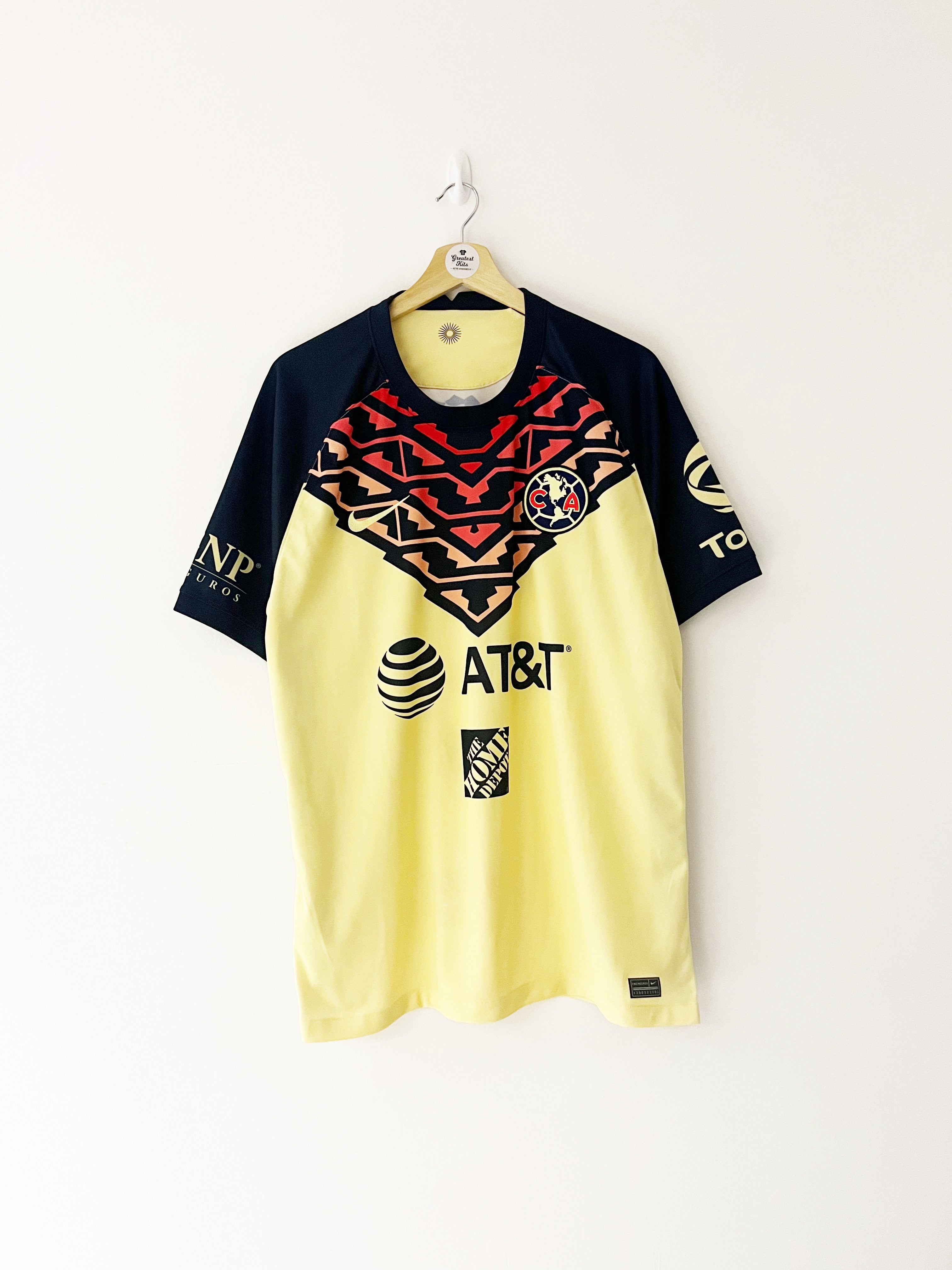 2021/22 Club America Home Shirt (XL) 8.5/10