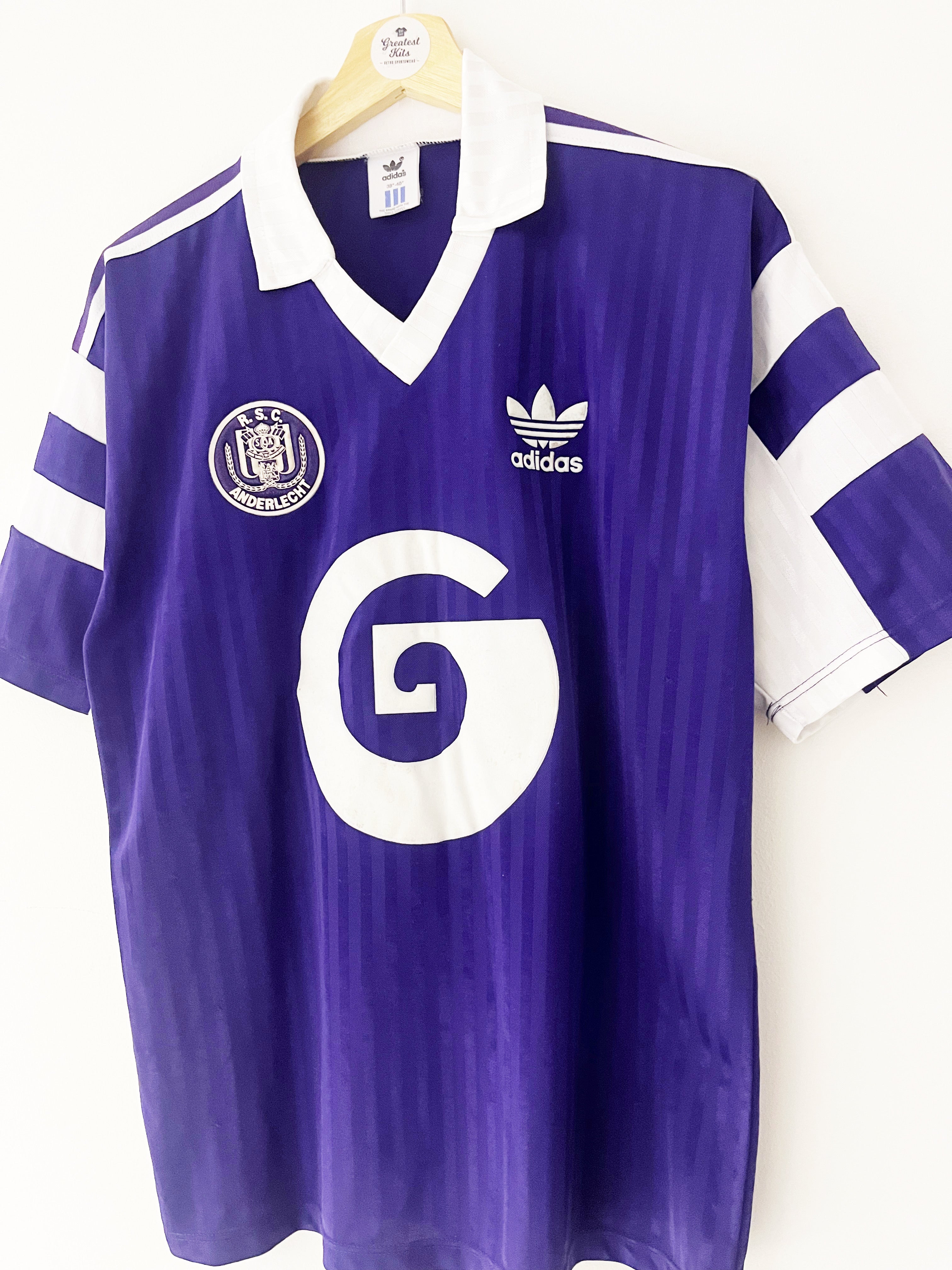 1990/91 Anderlecht Home Shirt (M) 8.5/10