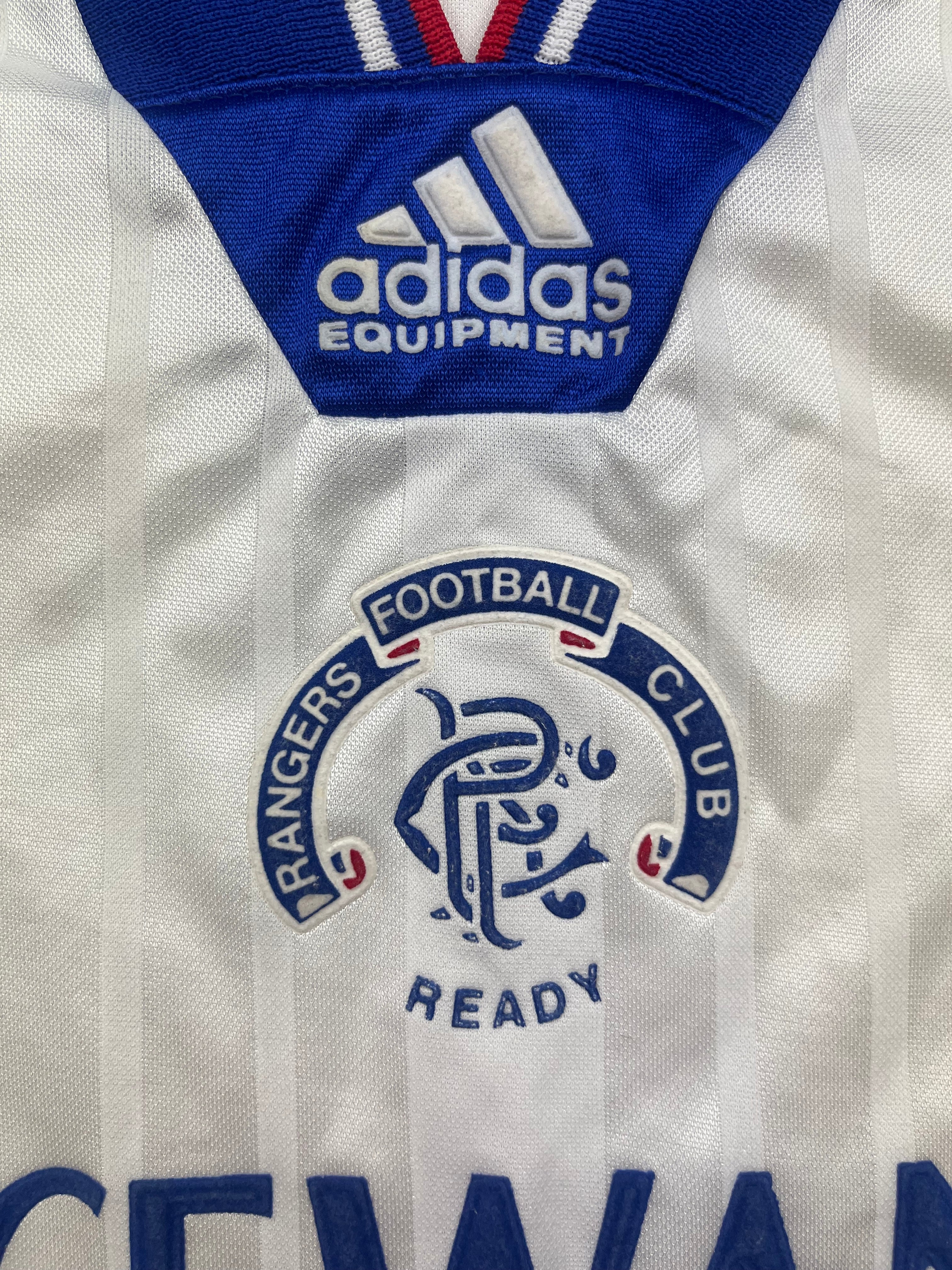 1992/93 Rangers Away Shirt (M) 9/10