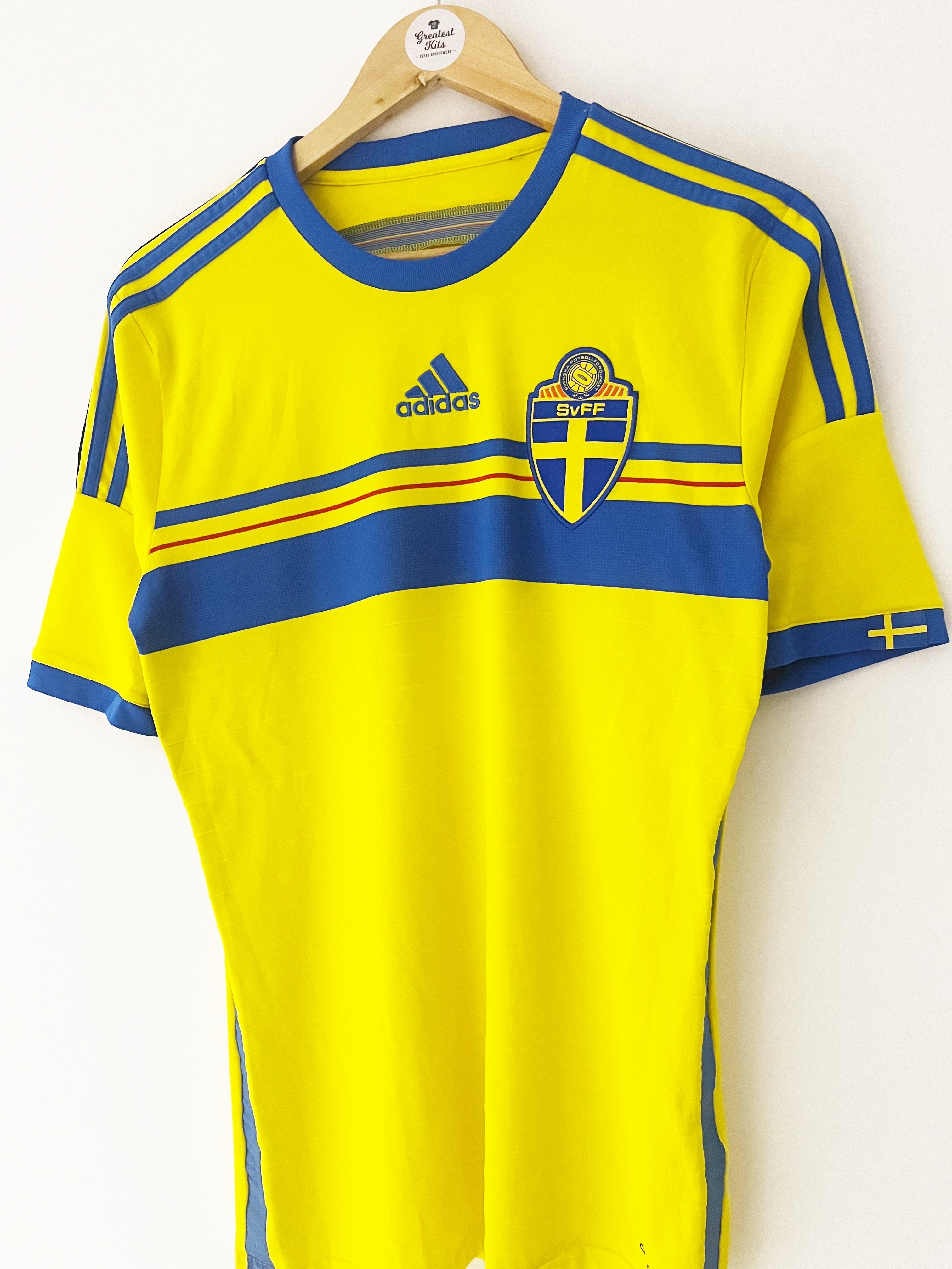 2014/16 Sweden Home Shirt (S) 9/10