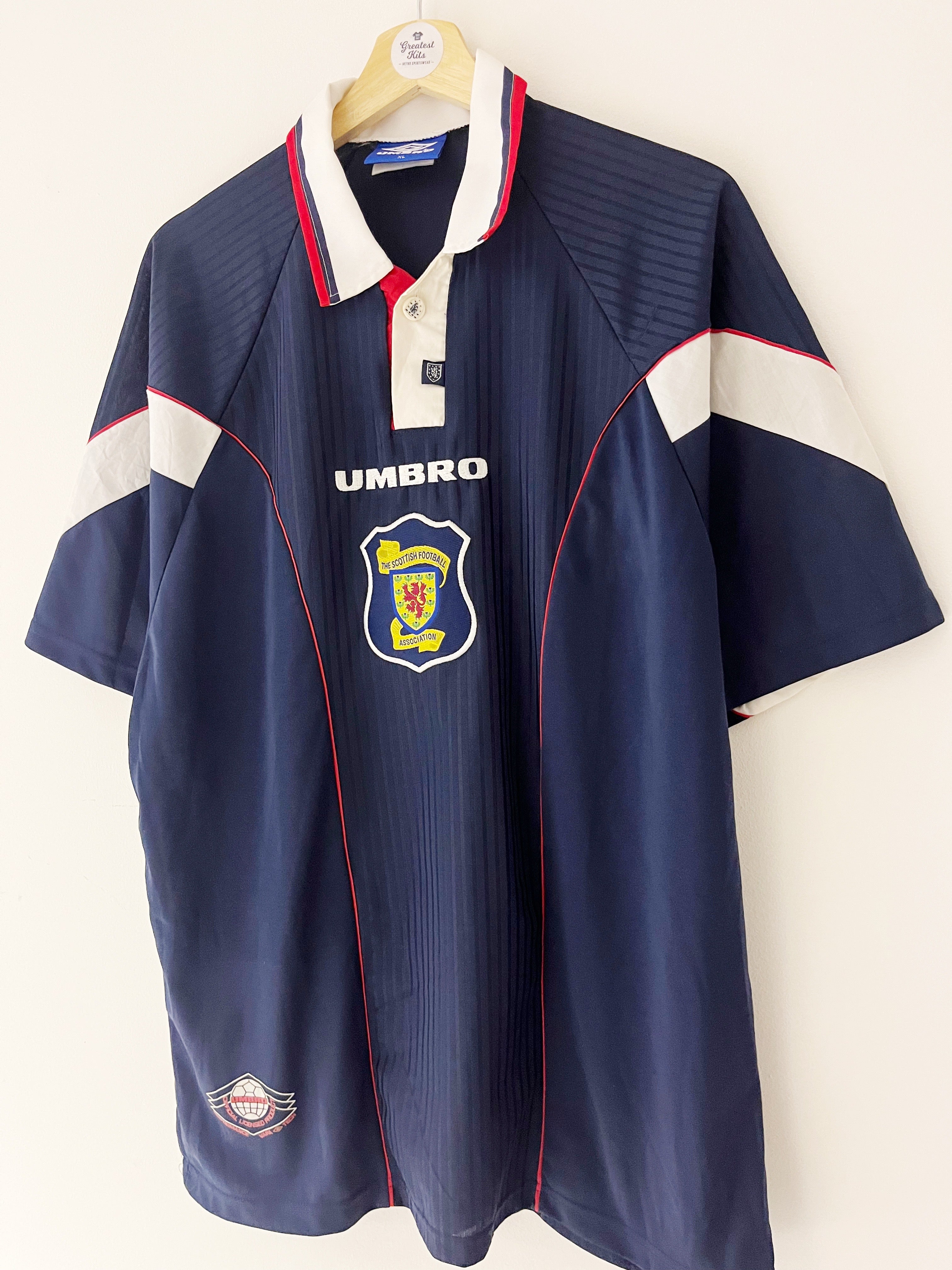 1996/98 Scotland Home Shirt #5 (XL) 7.5/10