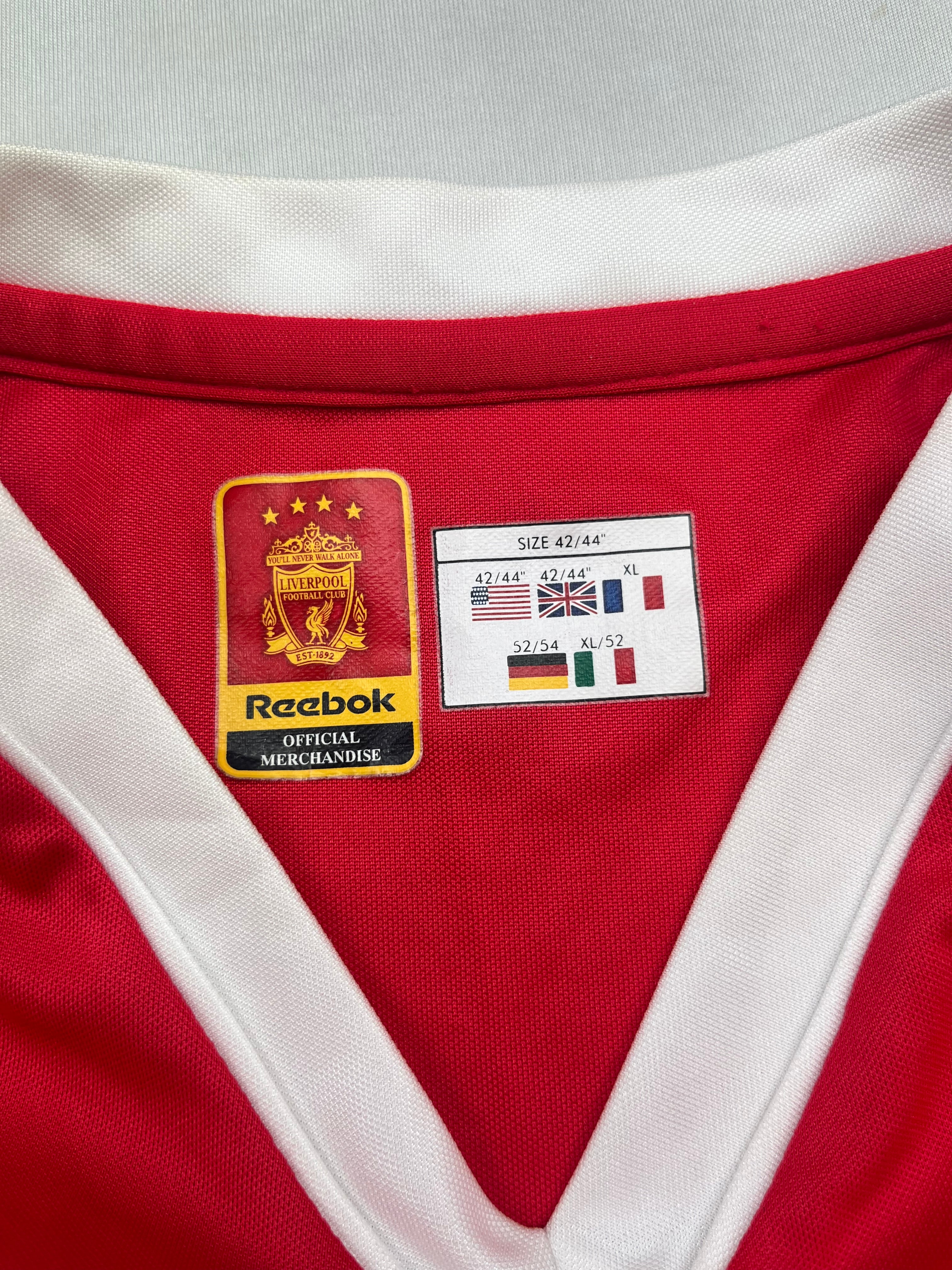 2001/03 Liverpool European Home Shirt (L) 8.5/10