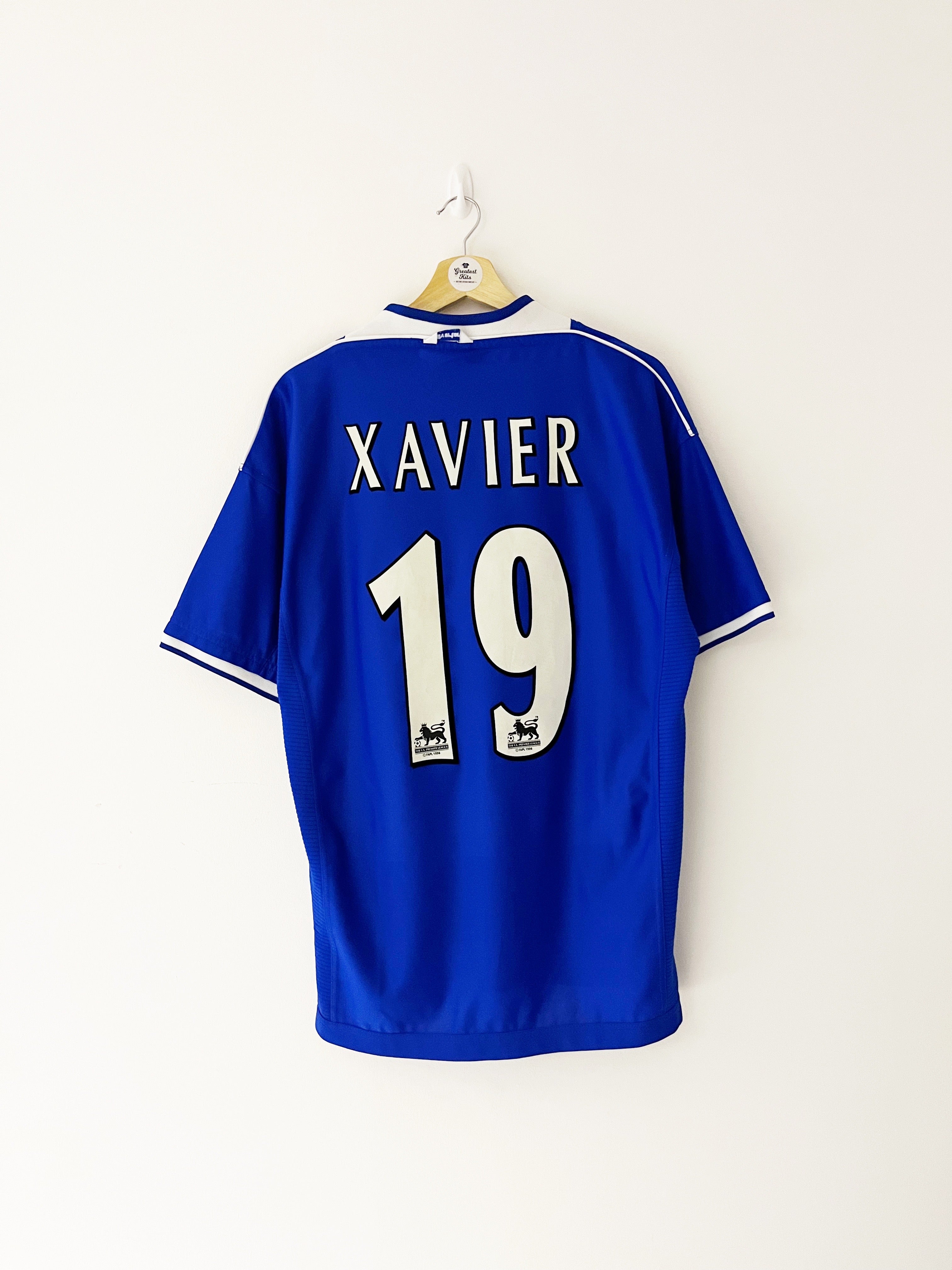 1999/00 Everton Home Shirt Xavier #19 (L) 9/10