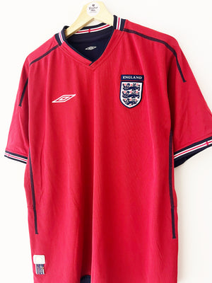 2002/04 England Away Shirt (L) 9/10