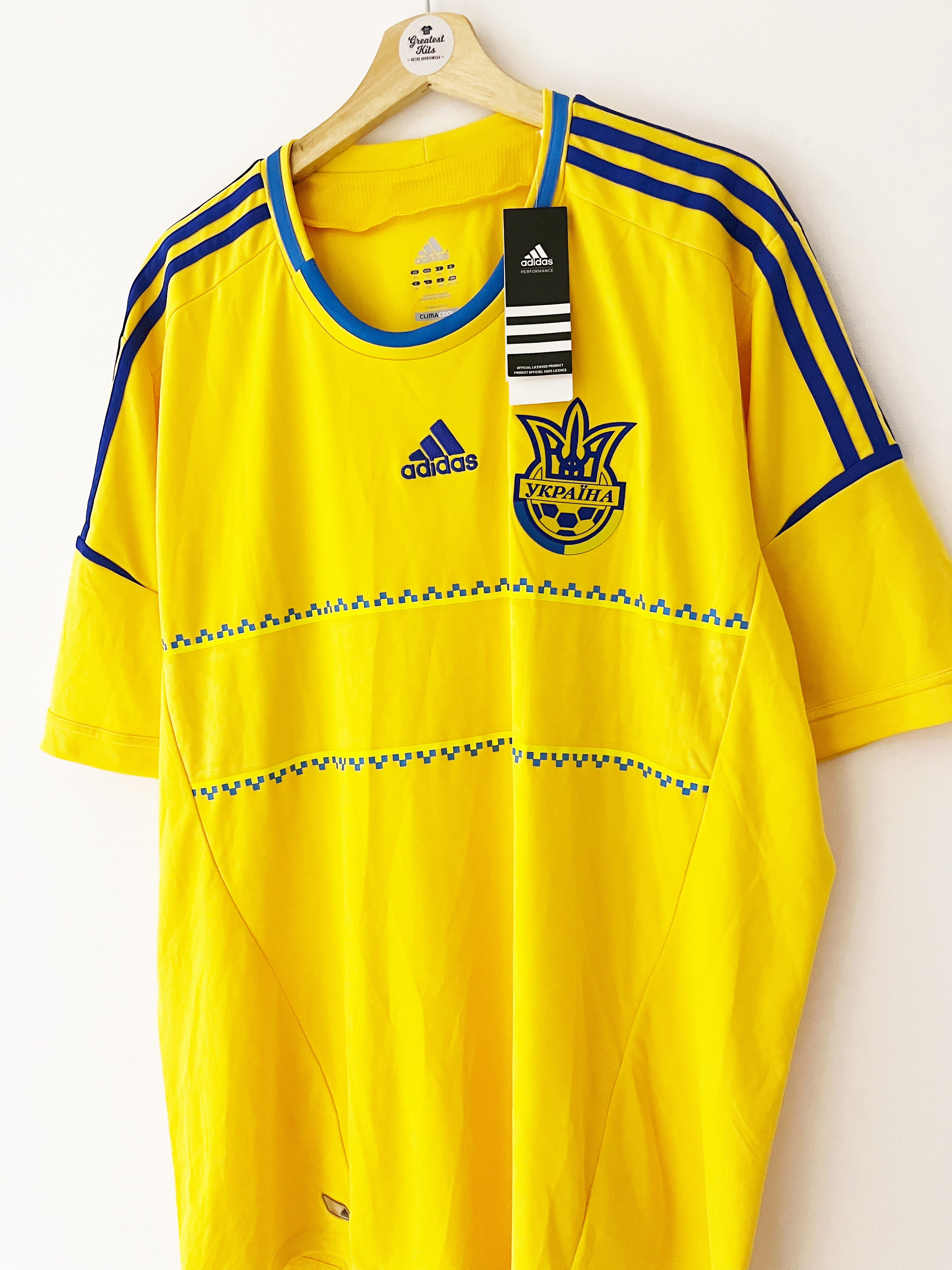 2011/13 Ukraine Home Shirt (XXL) BNWT