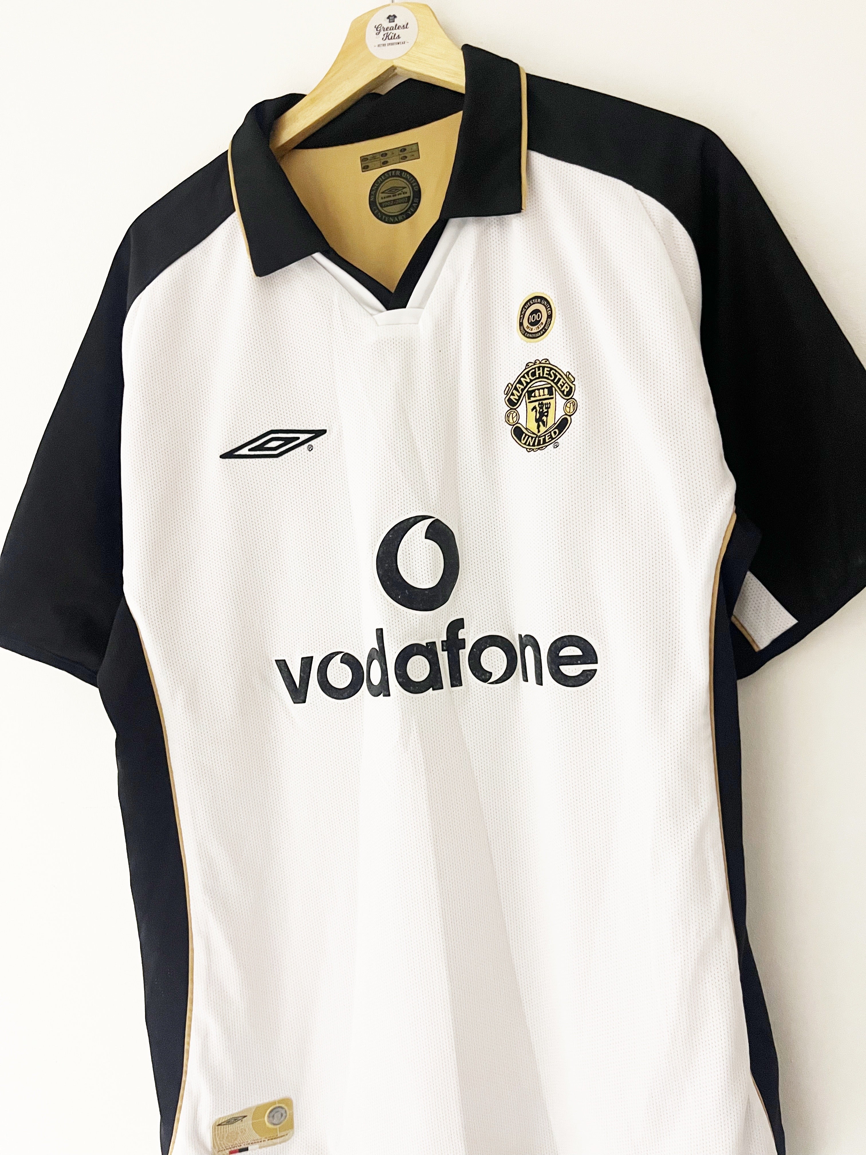 2001/02 Manchester United Reversible Away/Third Centenary Shirt (L) 8.5/10