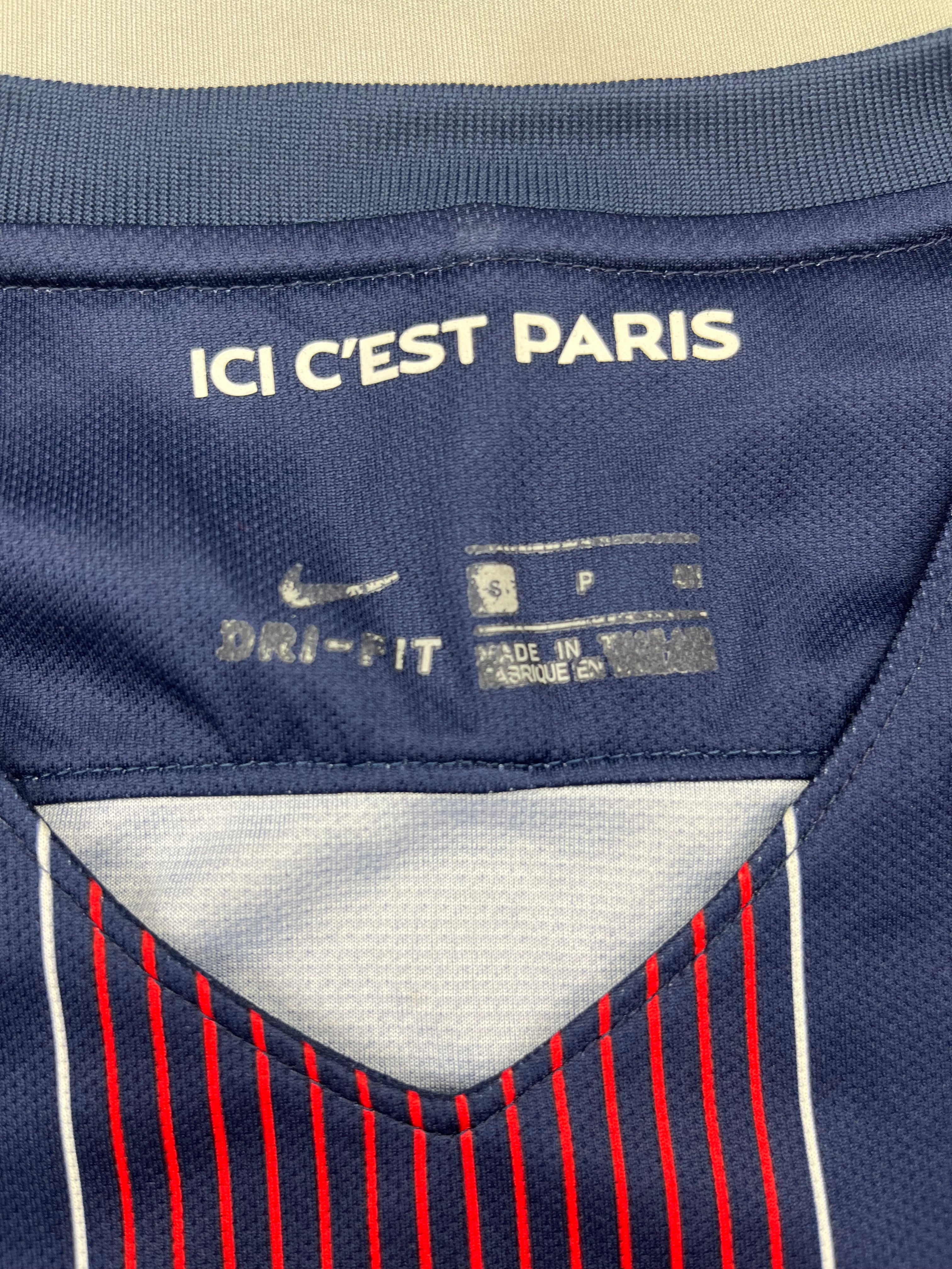 2016/17 PSG Home Shirt (S) 9/10