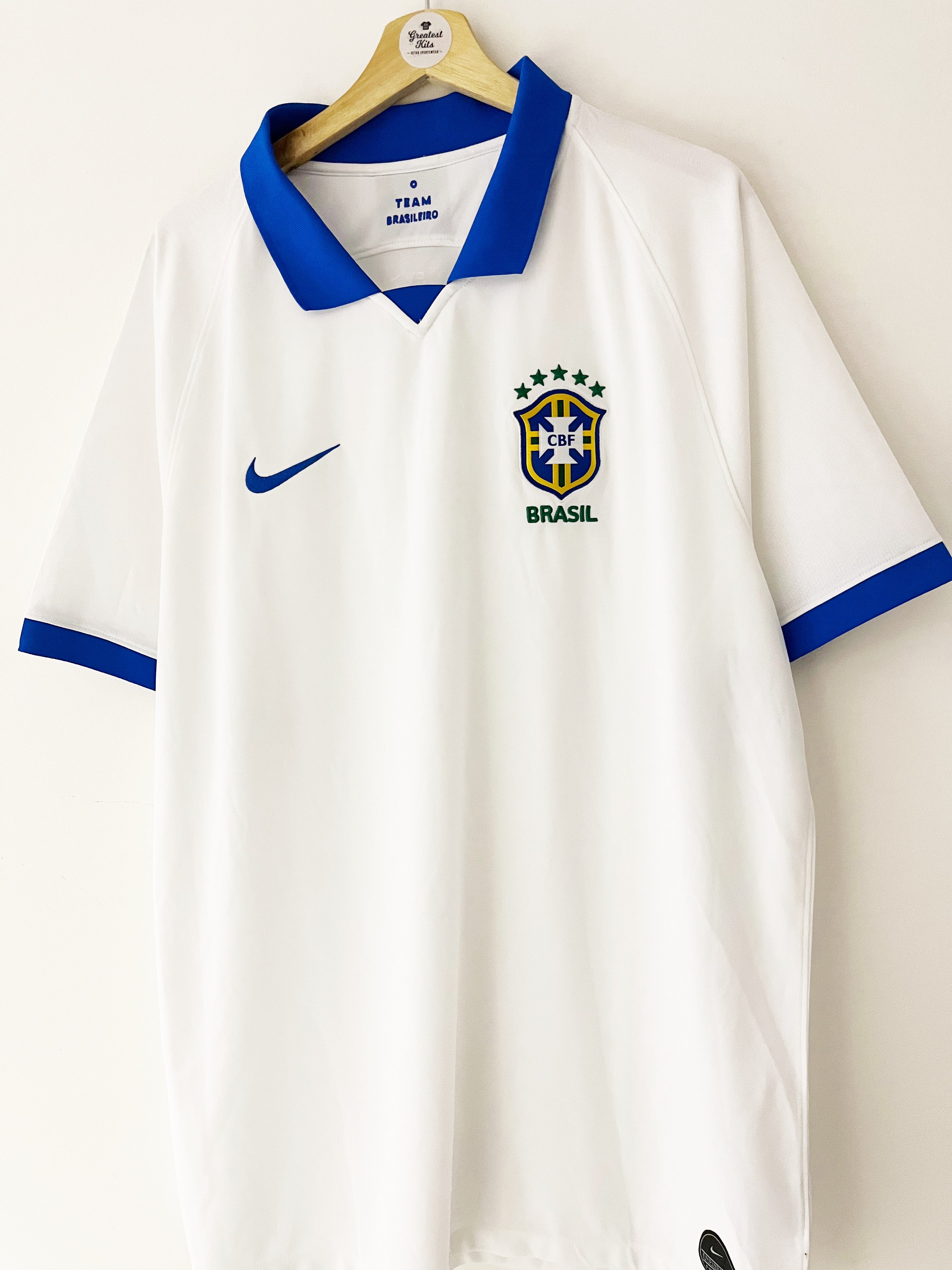 2019/20 Brazil Away Shirt (XXL) 9/10