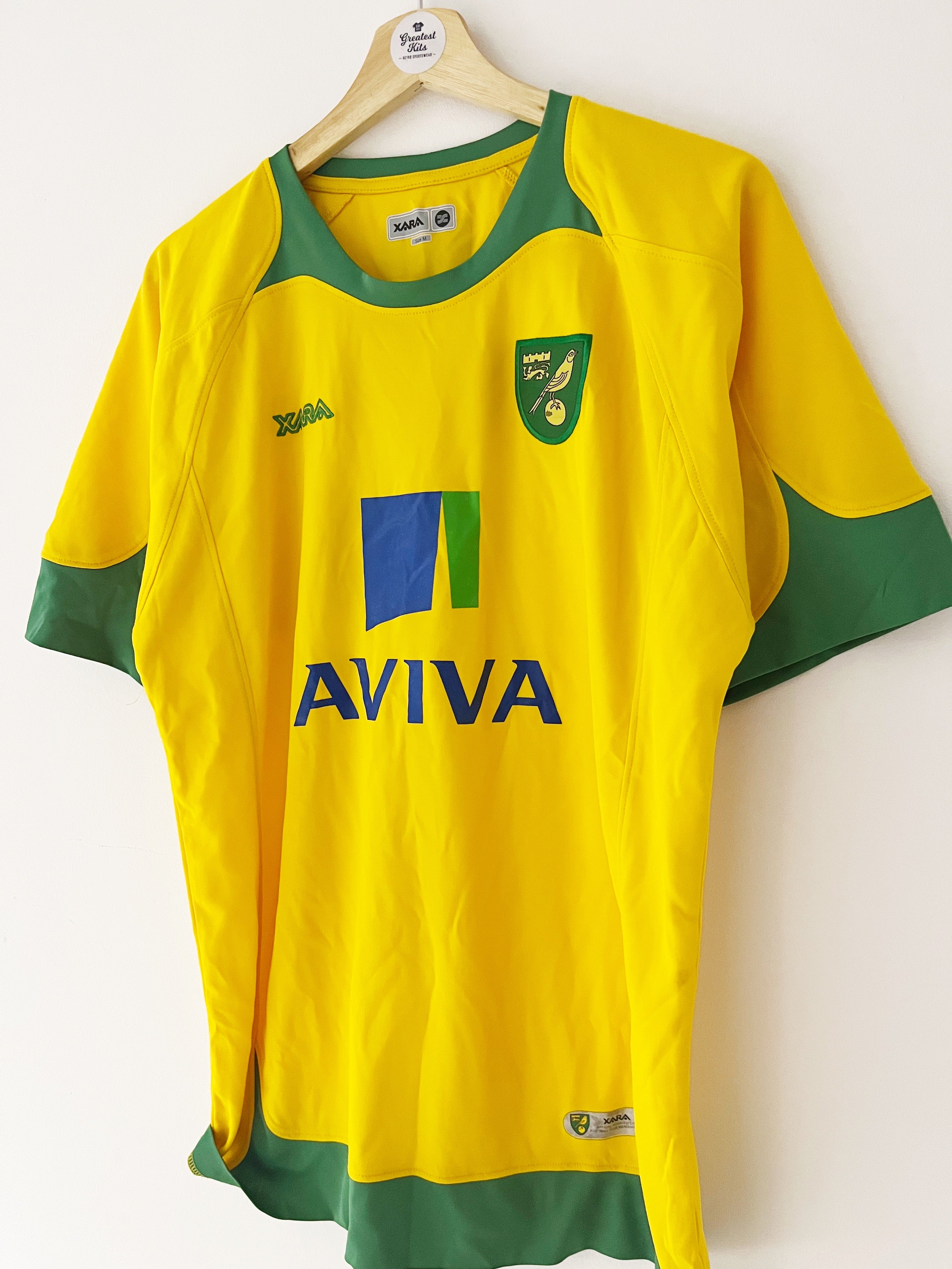 2008/09 Norwich Home Shirt (M) 9/10