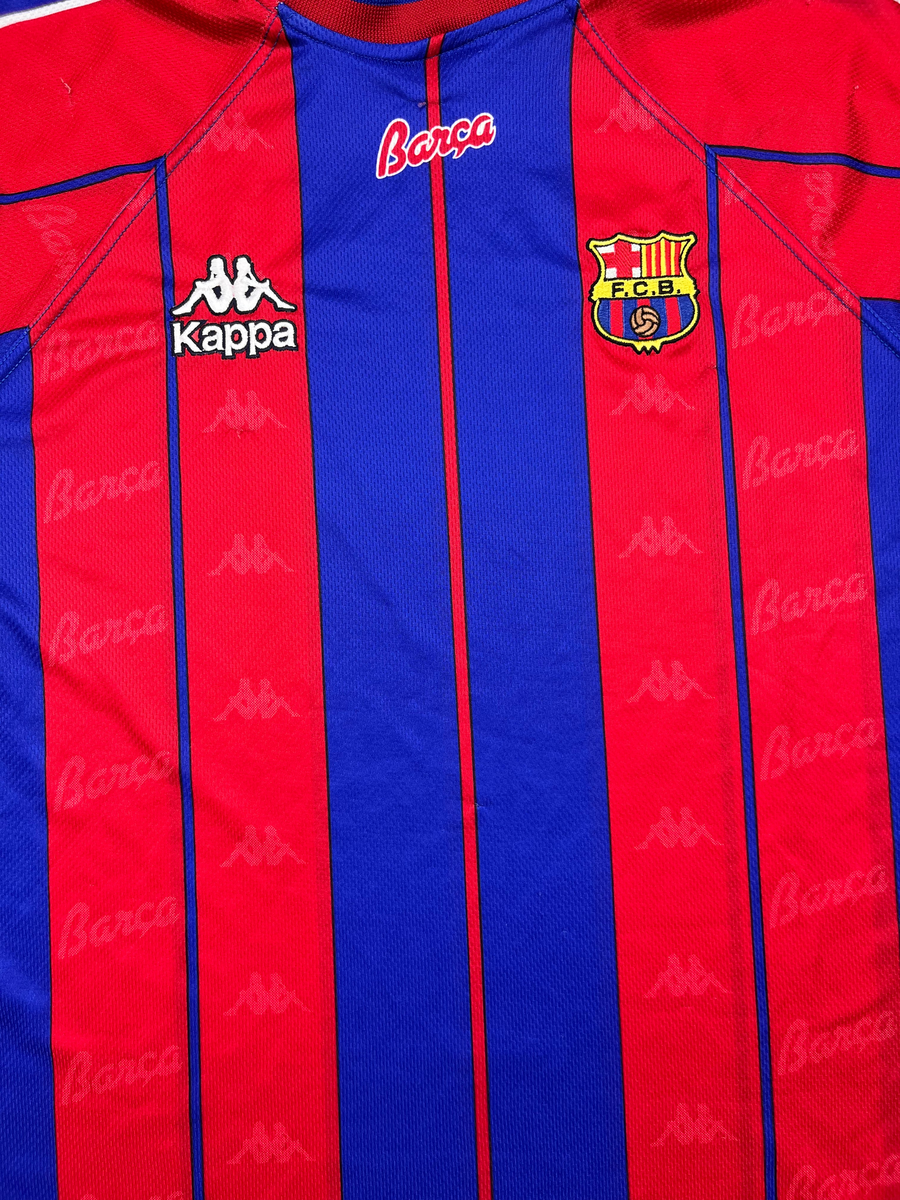 Camiseta de local del Barcelona 1997/98 (XL) 8,5/10