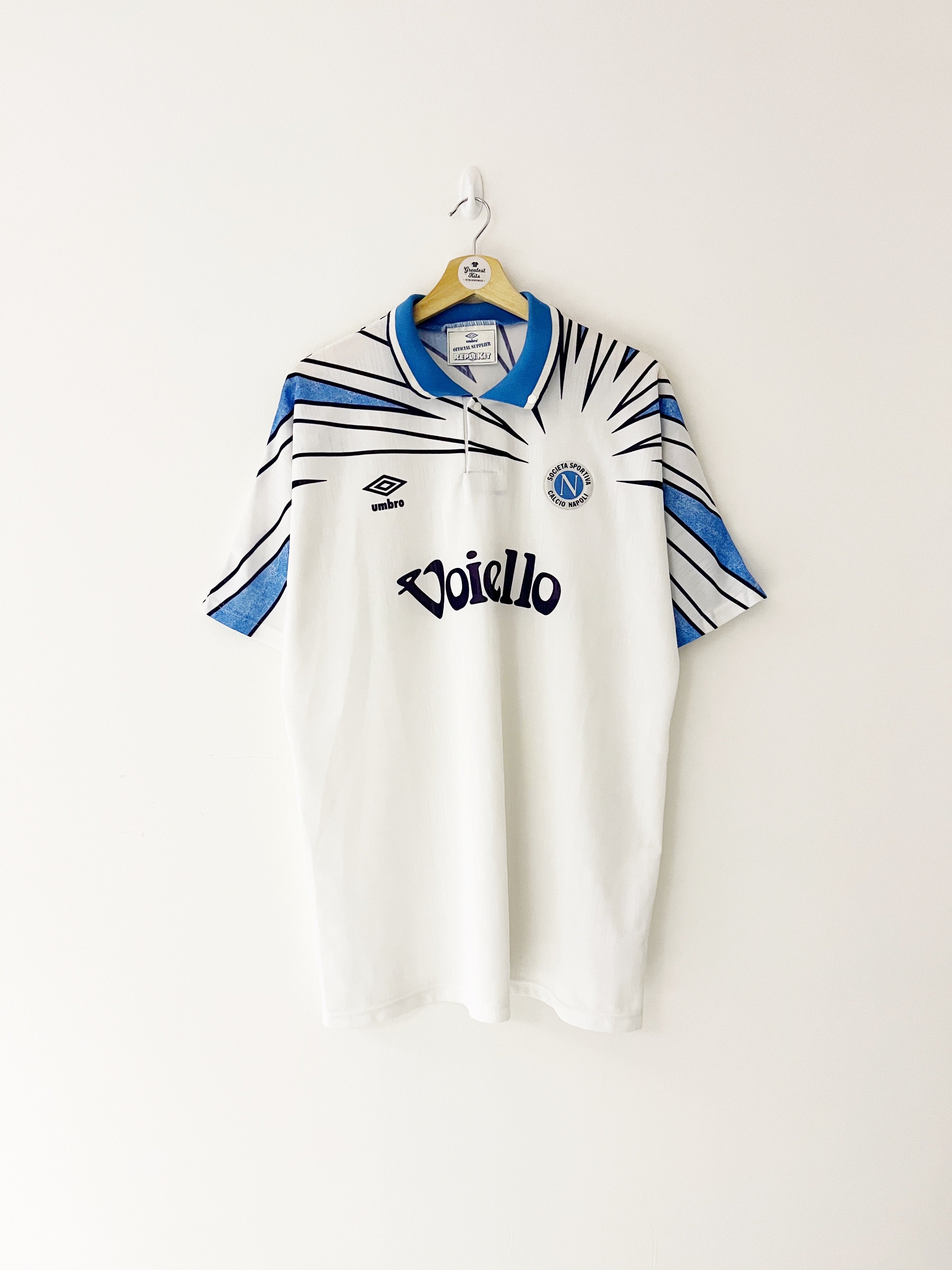 1991/93 Napoli Away Shirt (XL) 9/10